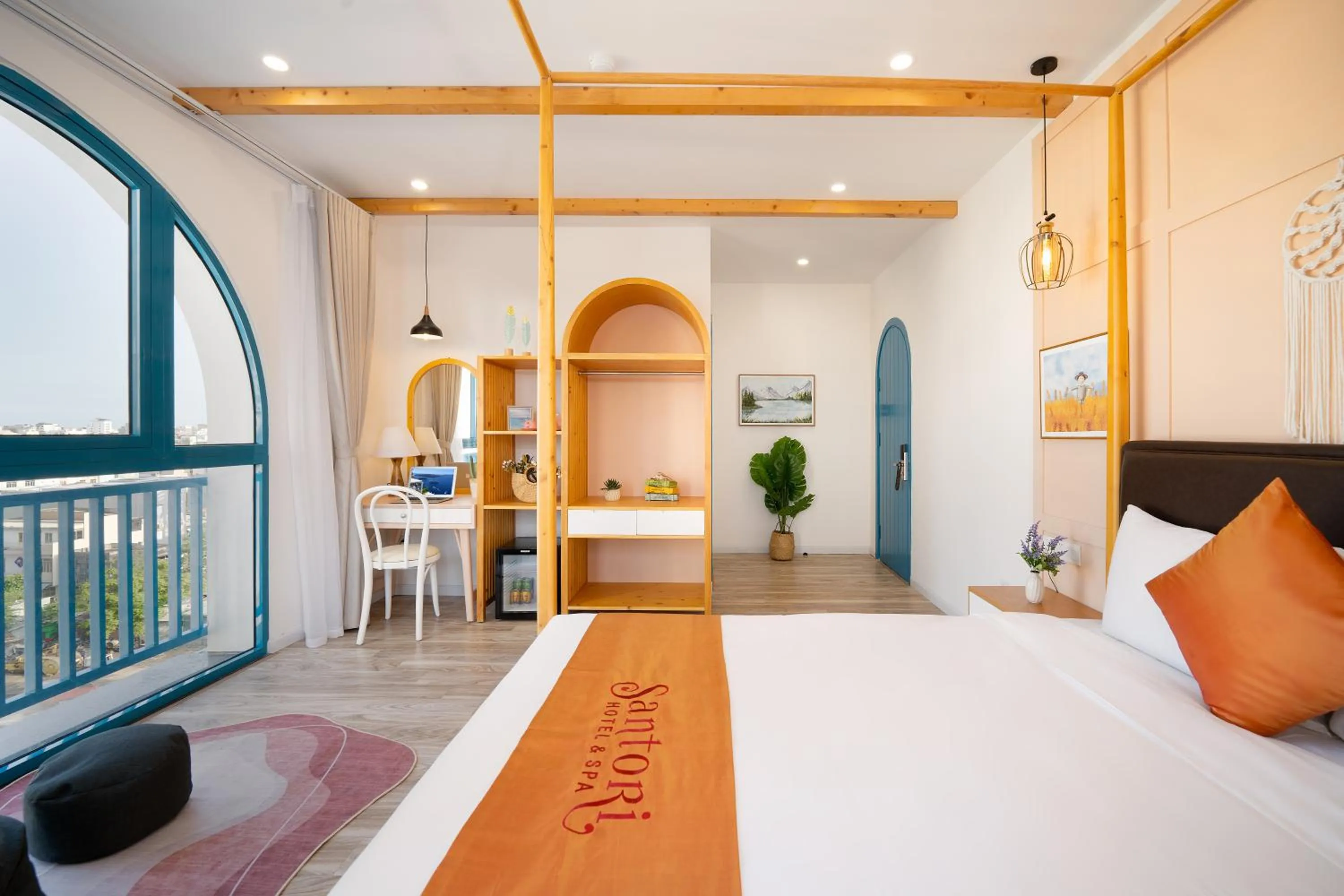 Photo of the whole room, Bed in Santori Hotel And Spa