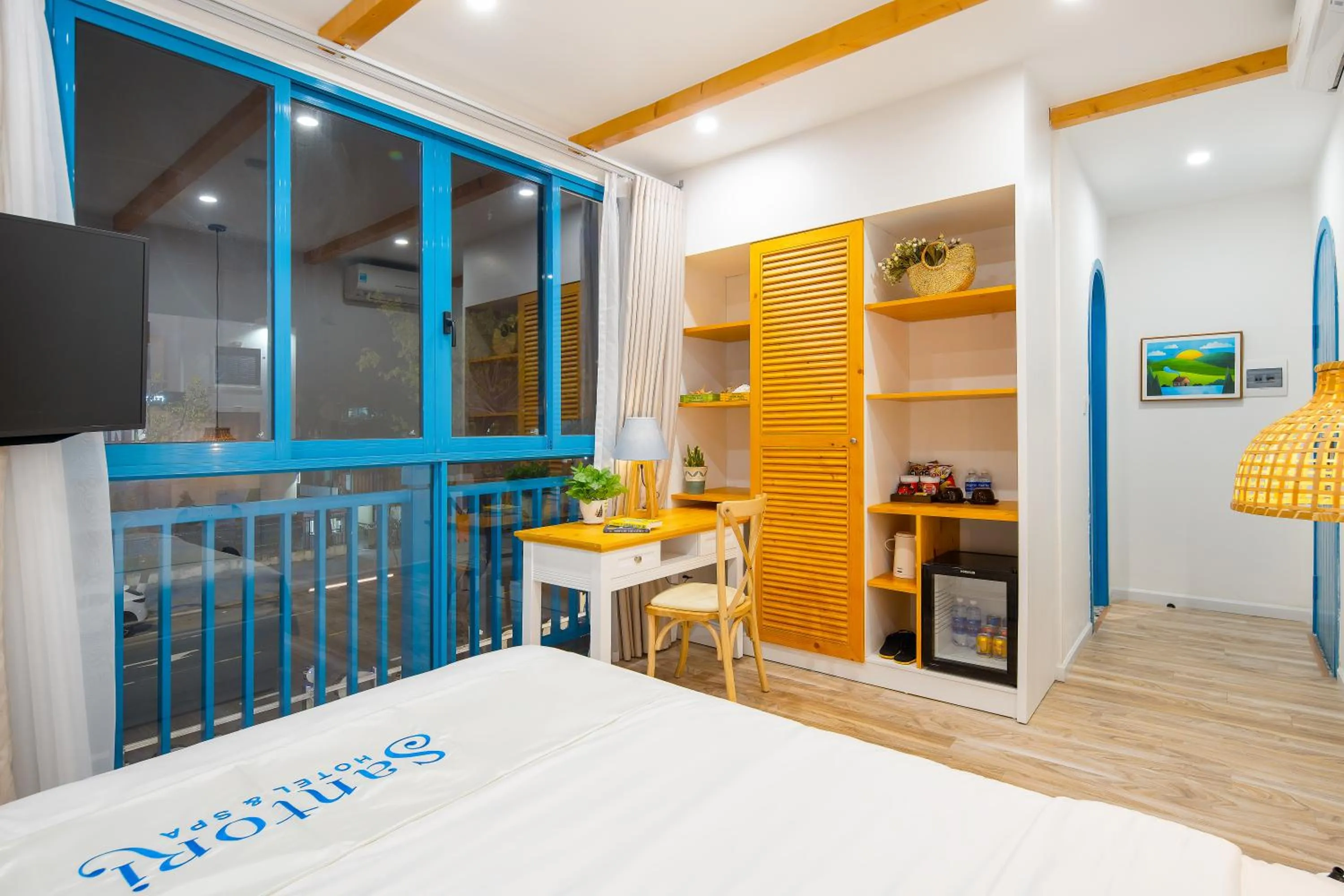 Bedroom, Bed in Santori Hotel And Spa