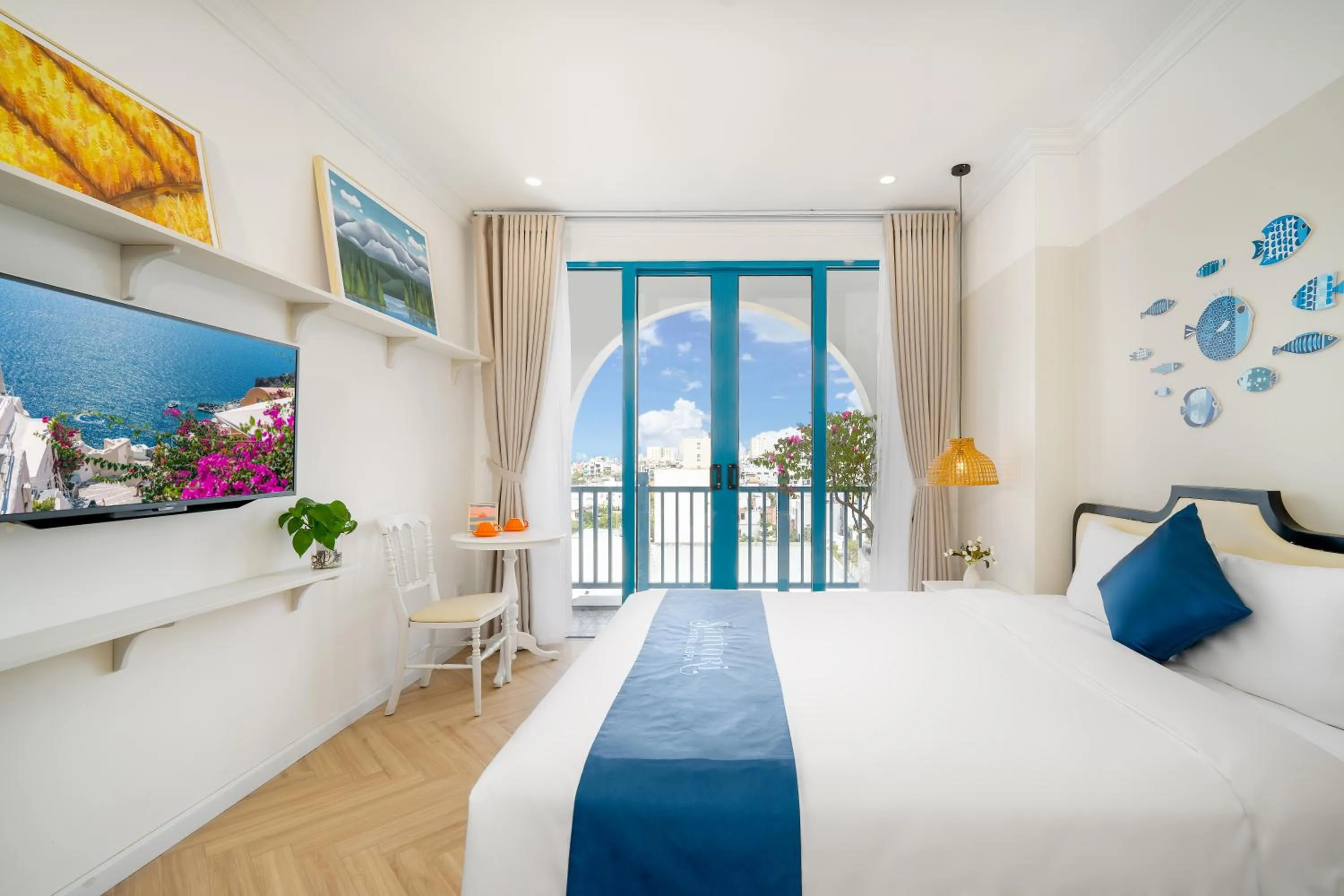 Photo of the whole room, Bed in Santori Hotel And Spa