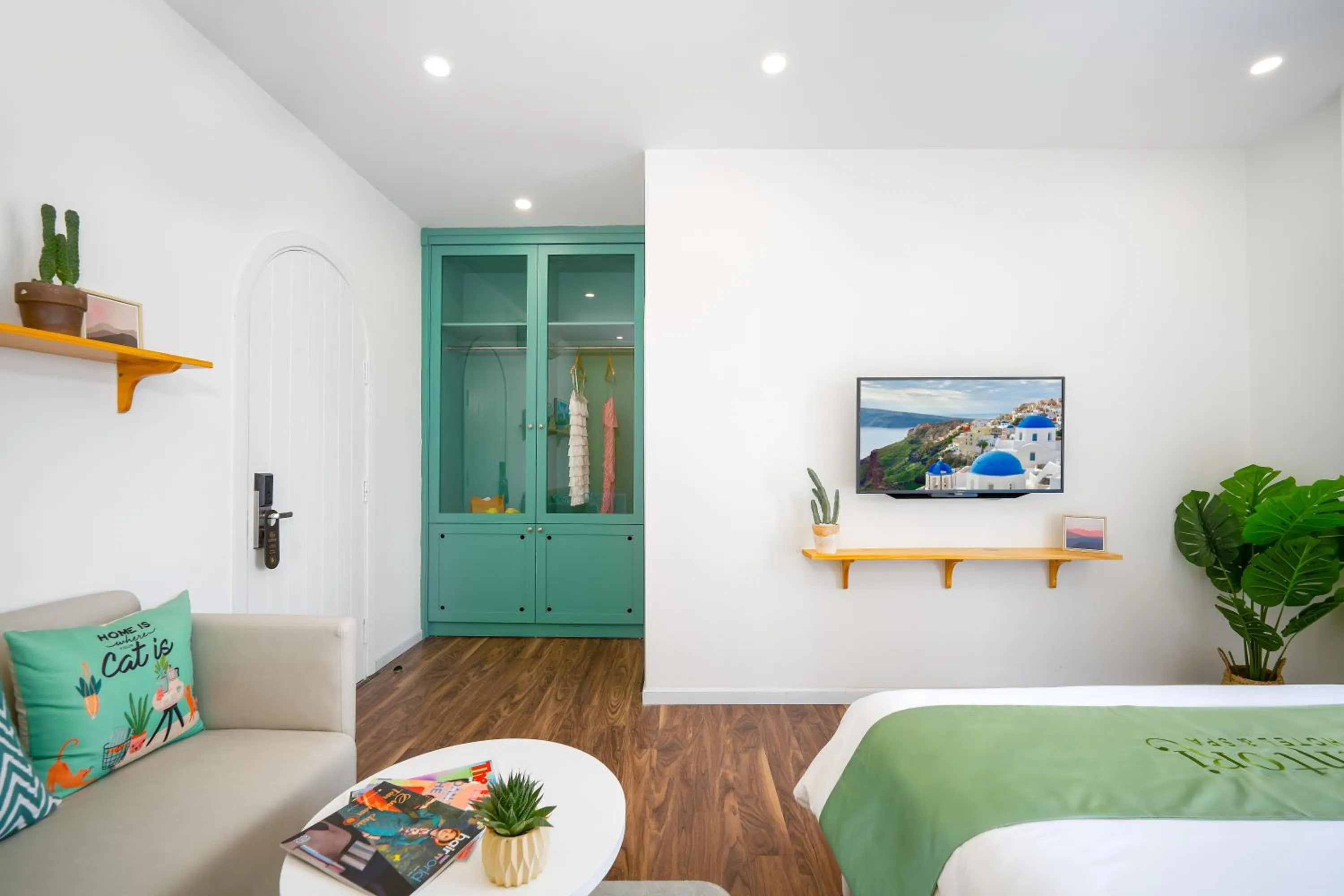 Bedroom in Santori Hotel And Spa