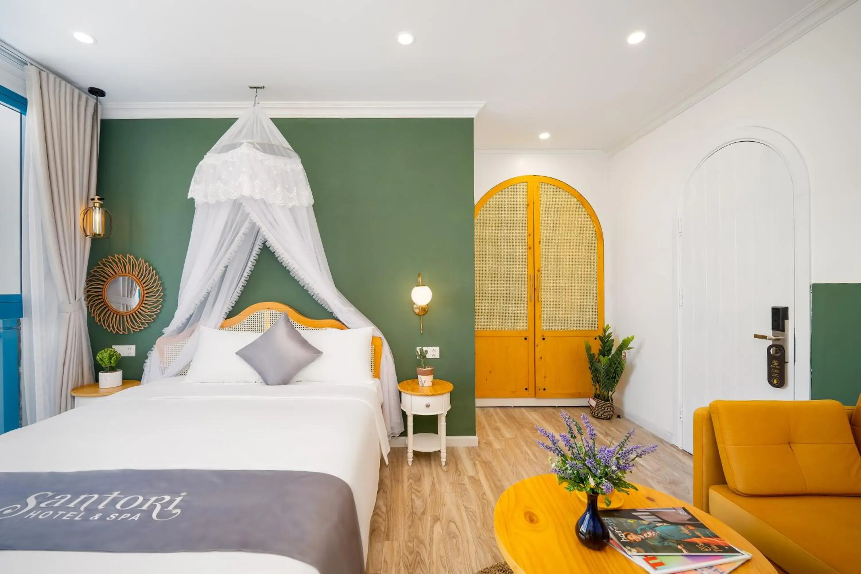 Bed in Santori Hotel And Spa Bed in Santori Hotel And Spa