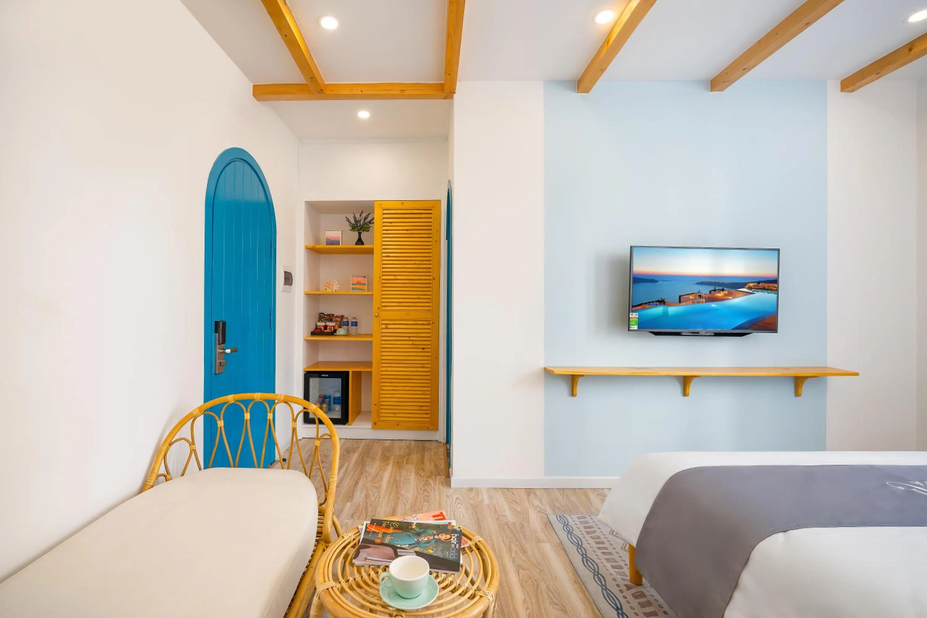 Bedroom, Bed in Santori Hotel And Spa