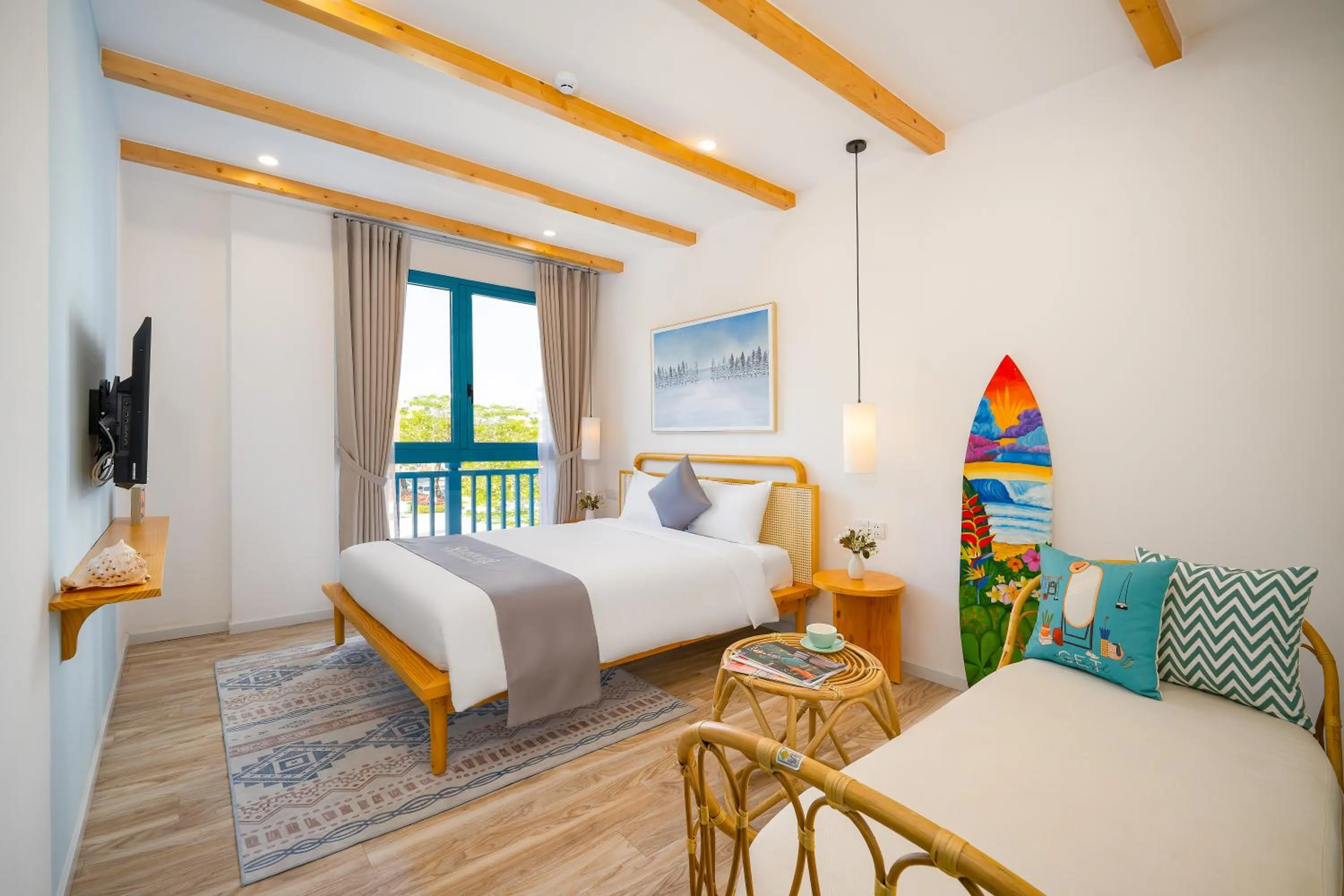 Photo of the whole room, Bed in Santori Hotel And Spa