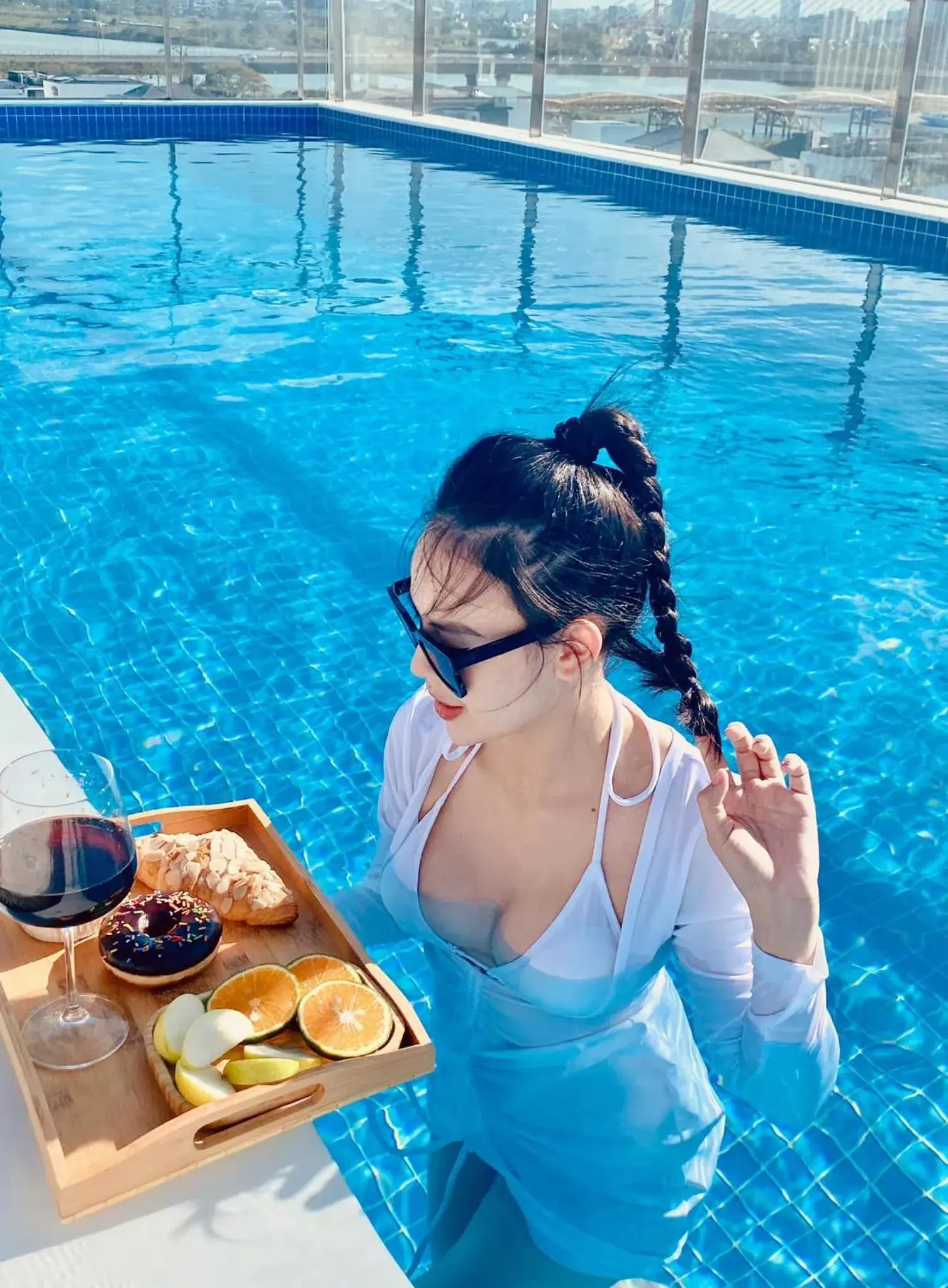 Swimming pool in Santori Hotel And Spa Swimming pool in Santori Hotel And Spa