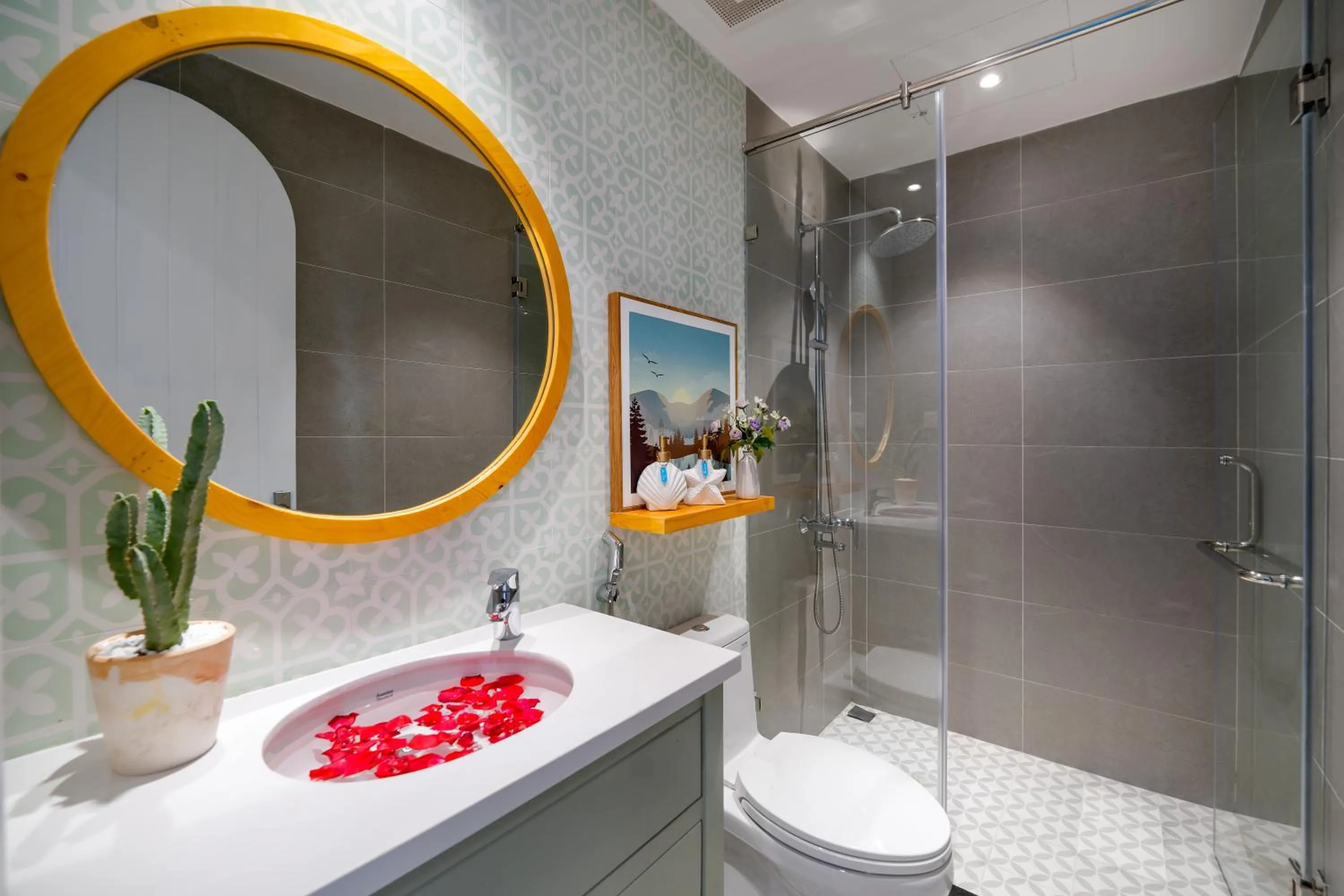 Bathroom in Santori Hotel And Spa