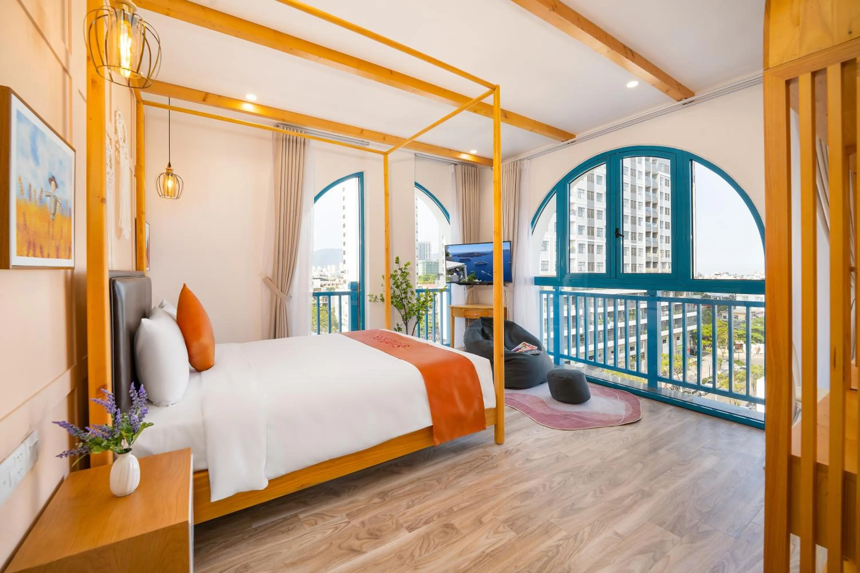 Photo of the whole room, Bed in Santori Hotel And Spa