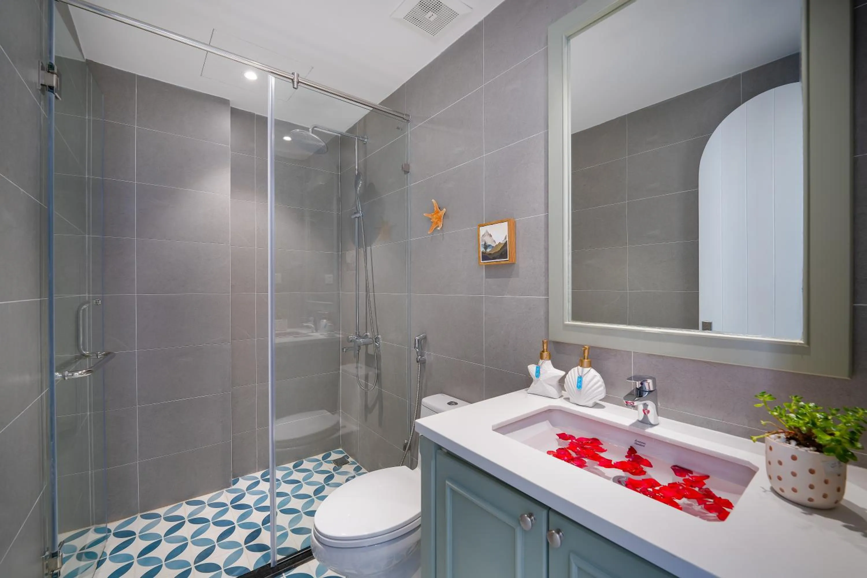 Bathroom in Santori Hotel And Spa