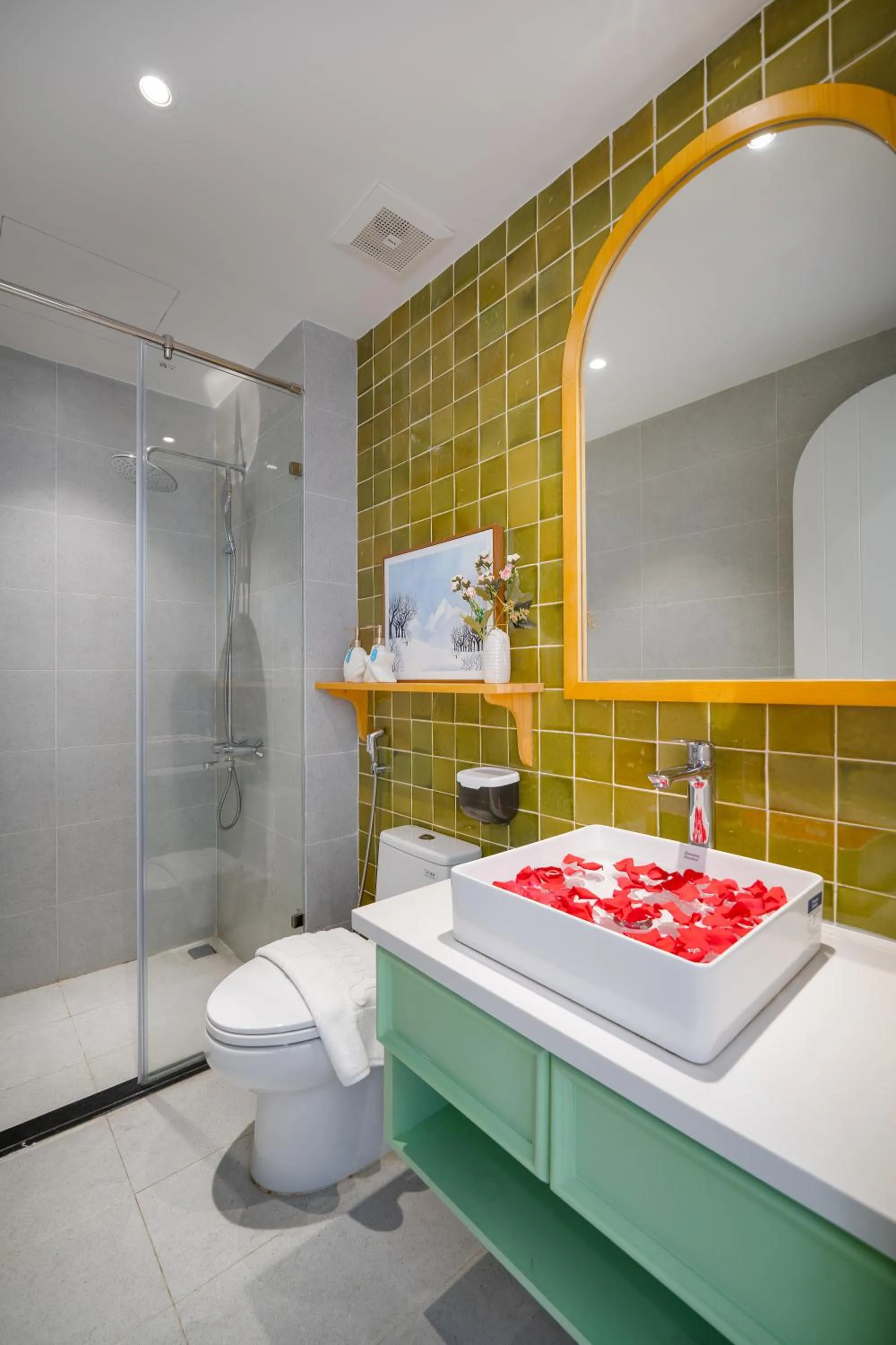 Bathroom in Santori Hotel And Spa