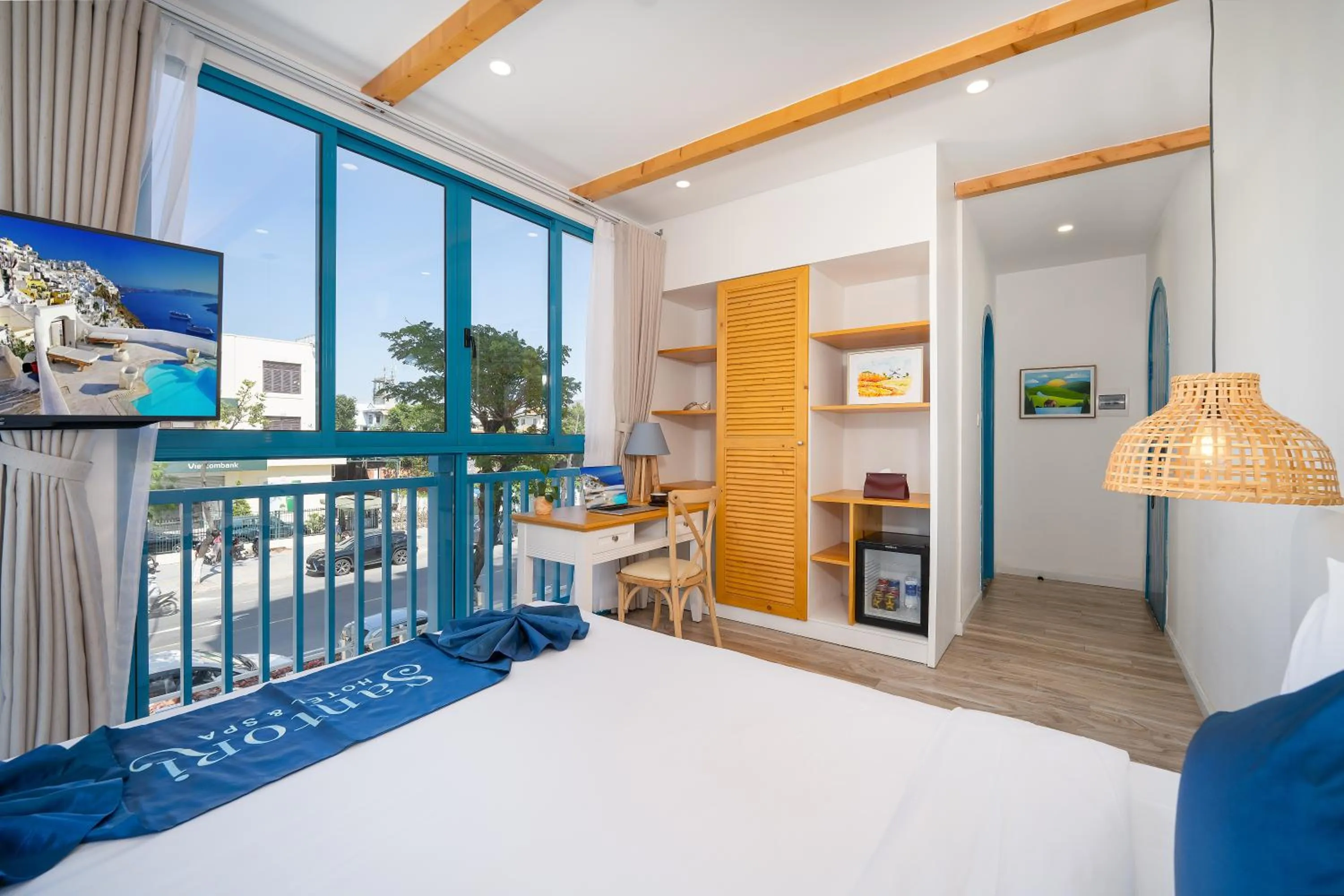 Photo of the whole room, Bed in Santori Hotel And Spa