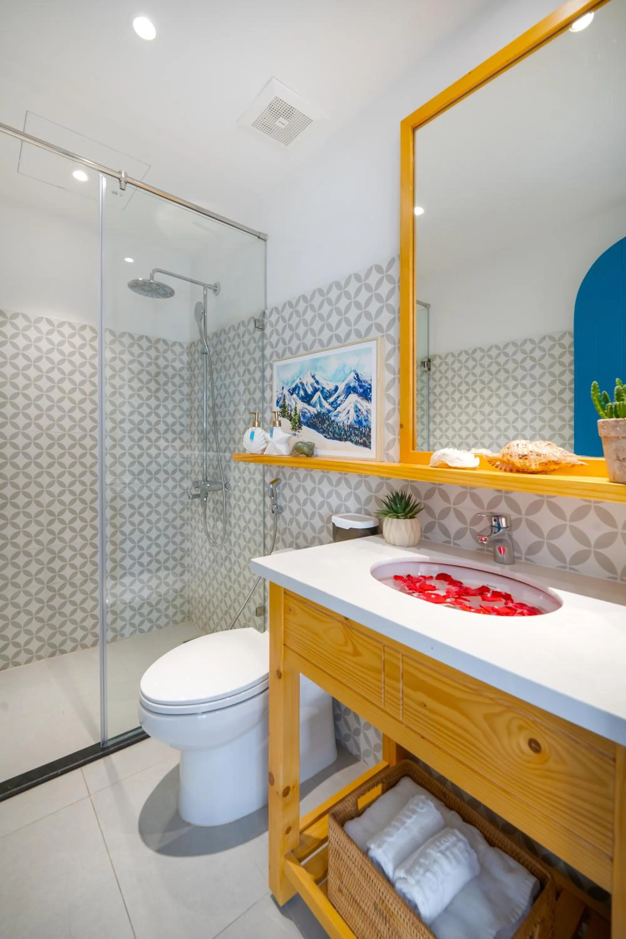 Bathroom in Santori Hotel And Spa