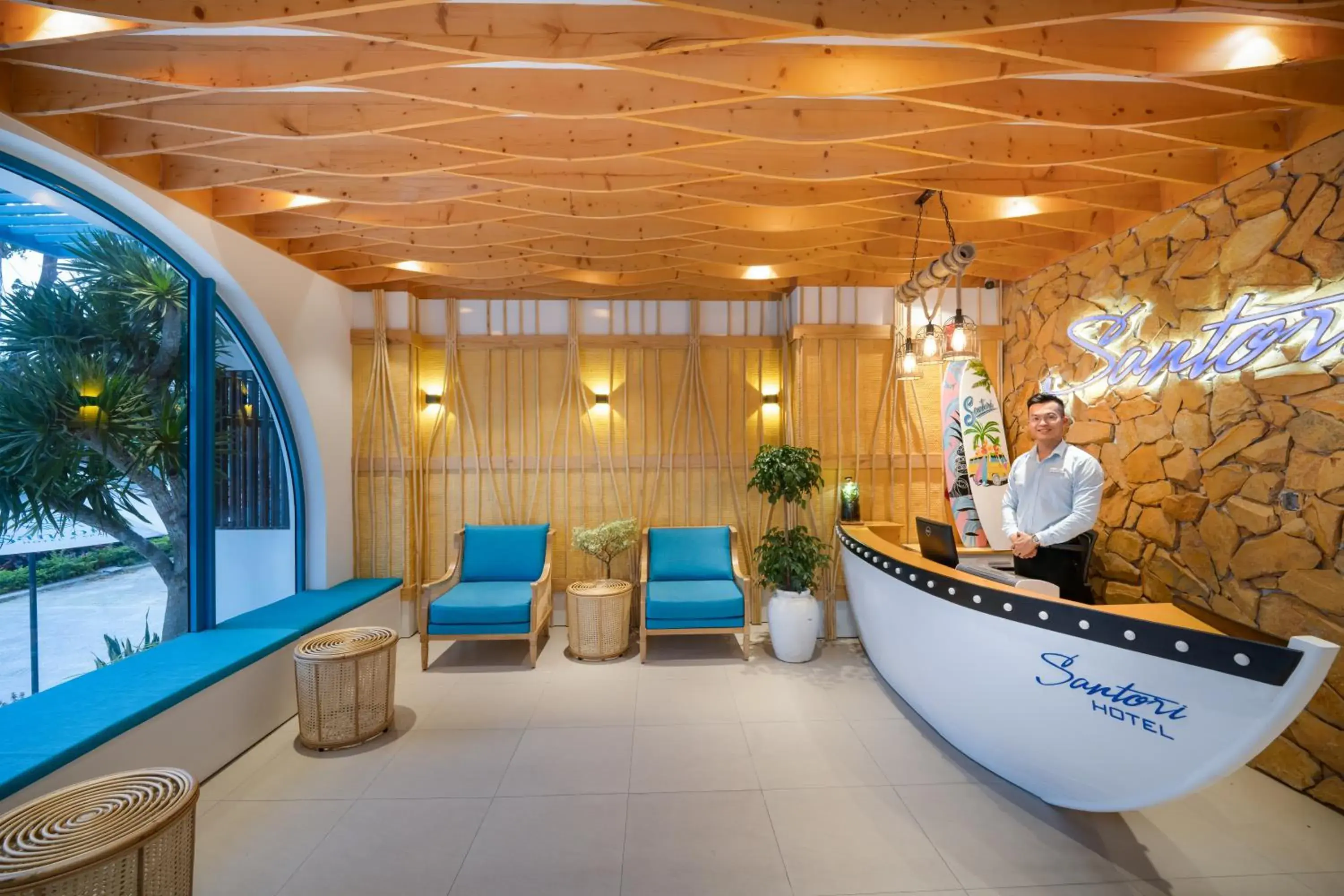 Lobby or reception in Santori Hotel And Spa Lobby or reception in Santori Hotel And Spa