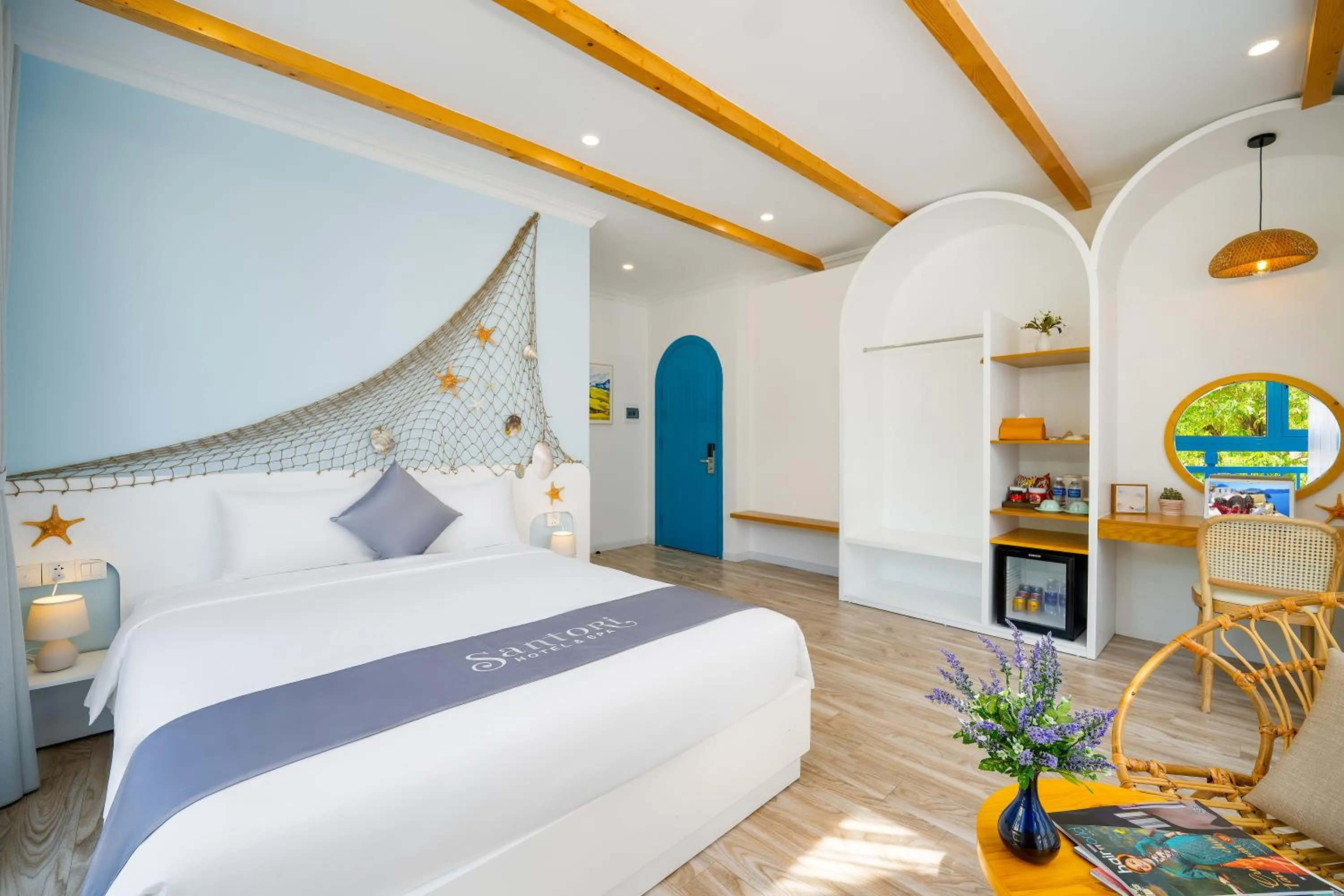 Photo of the whole room, Bed in Santori Hotel And Spa