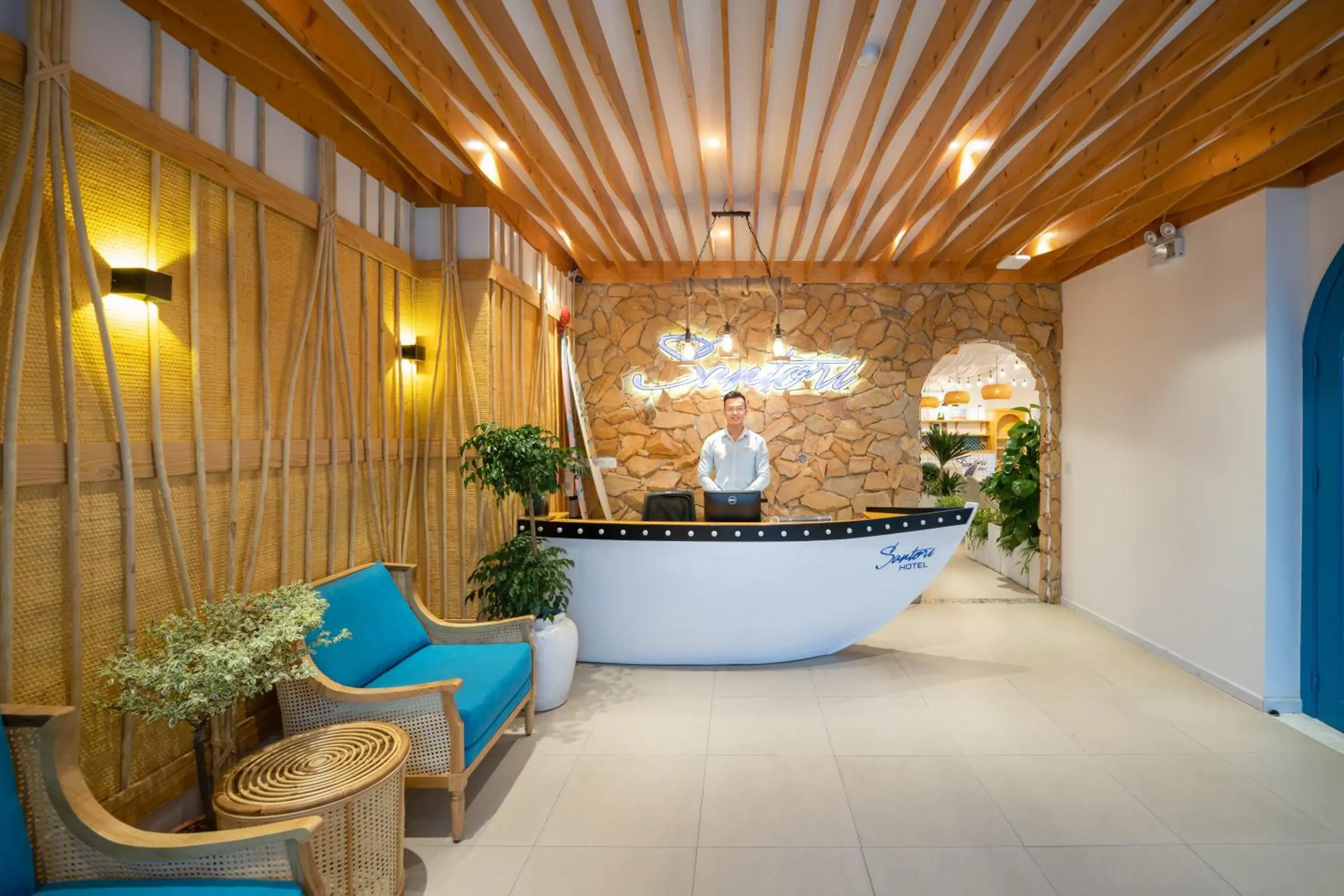 Lobby or reception in Santori Hotel And Spa Lobby or reception in Santori Hotel And Spa