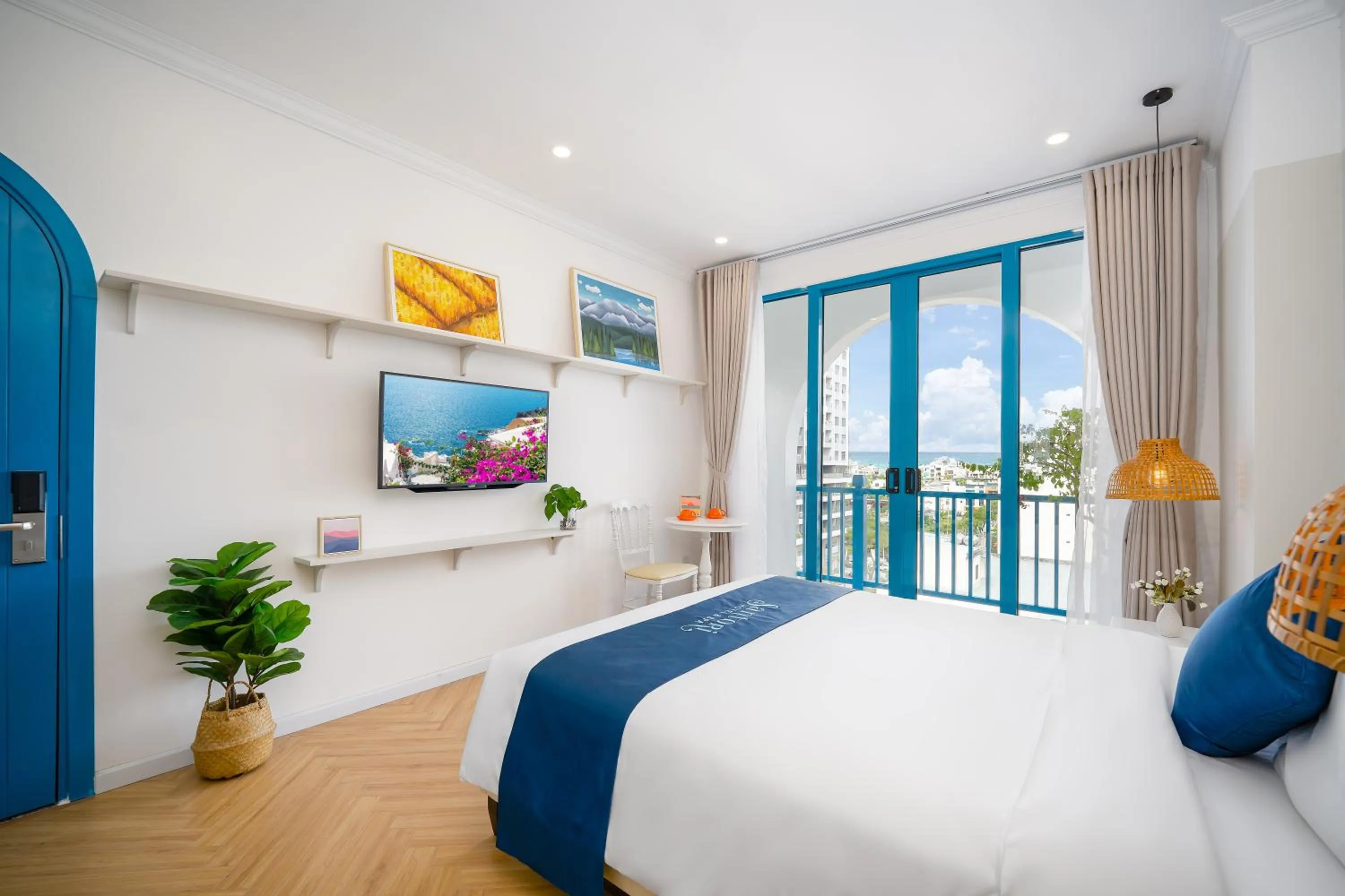 Photo of the whole room, Bed in Santori Hotel And Spa