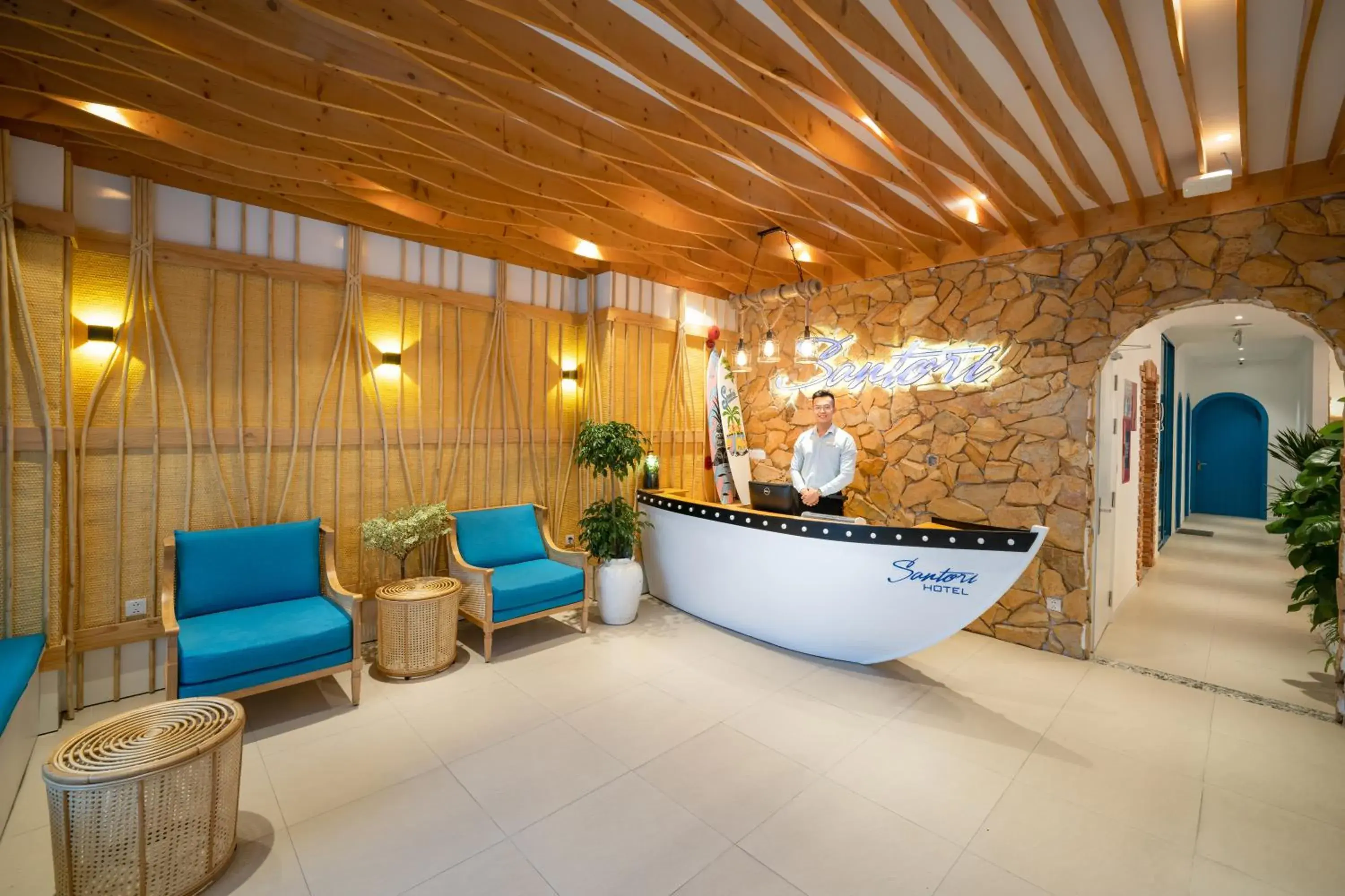 Lobby or reception in Santori Hotel And Spa Lobby or reception in Santori Hotel And Spa