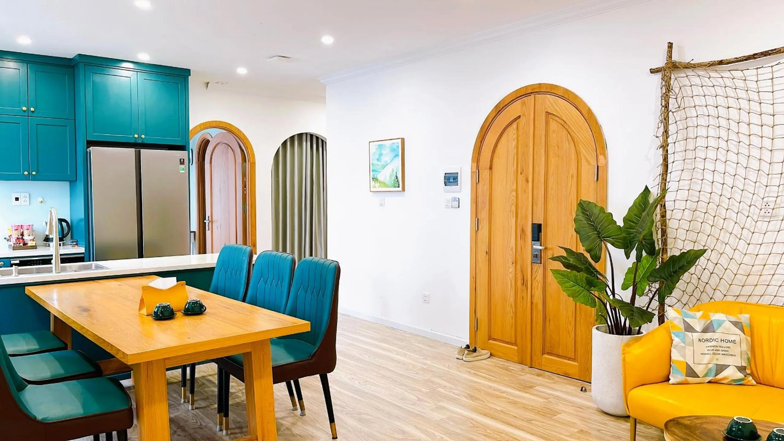 Kitchen or kitchenette in Santori Hotel And Spa