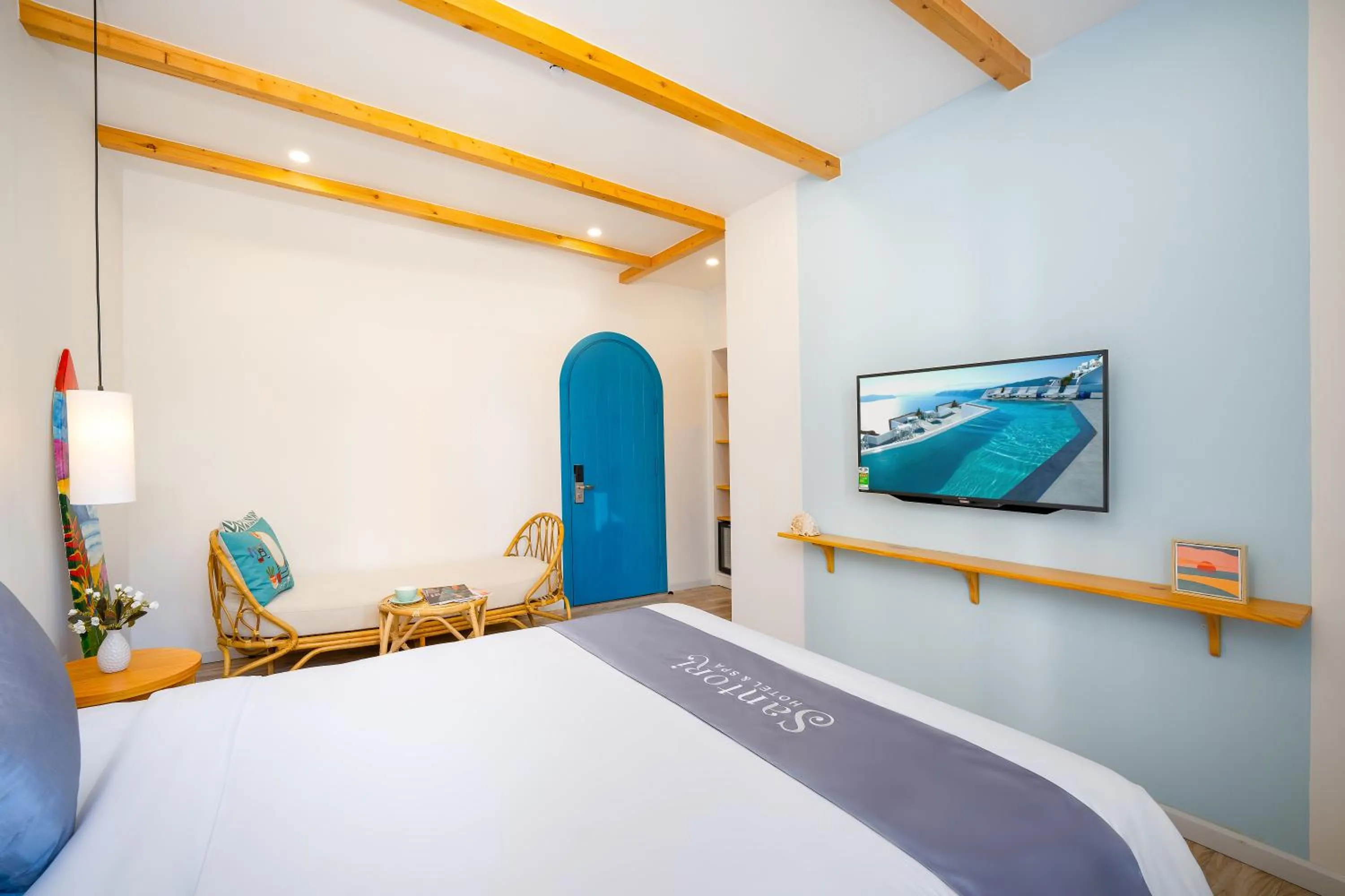 Bedroom, Bed in Santori Hotel And Spa