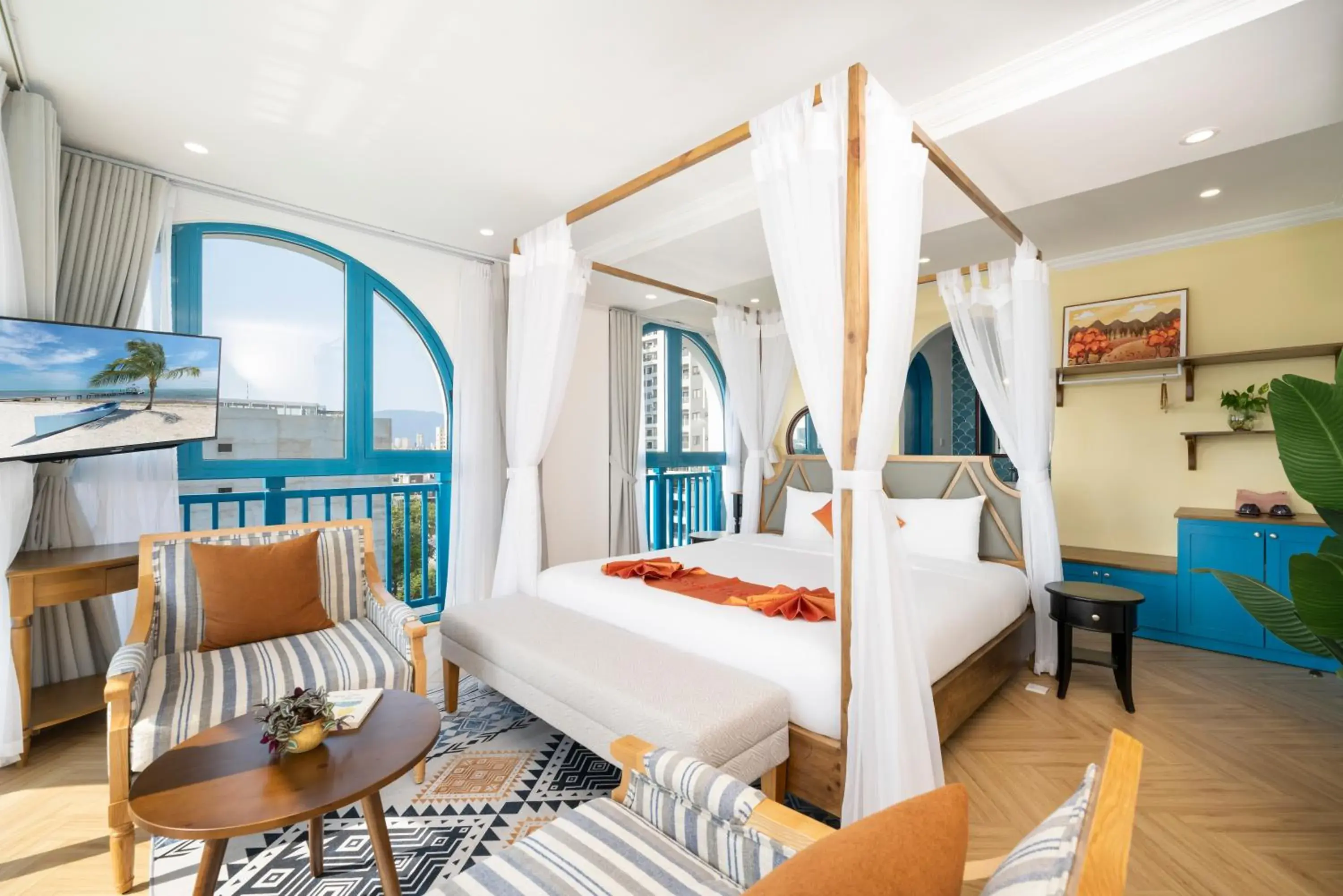 King Suite with Balcony in Santori Hotel And Spa King Suite with Balcony in Santori Hotel And Spa