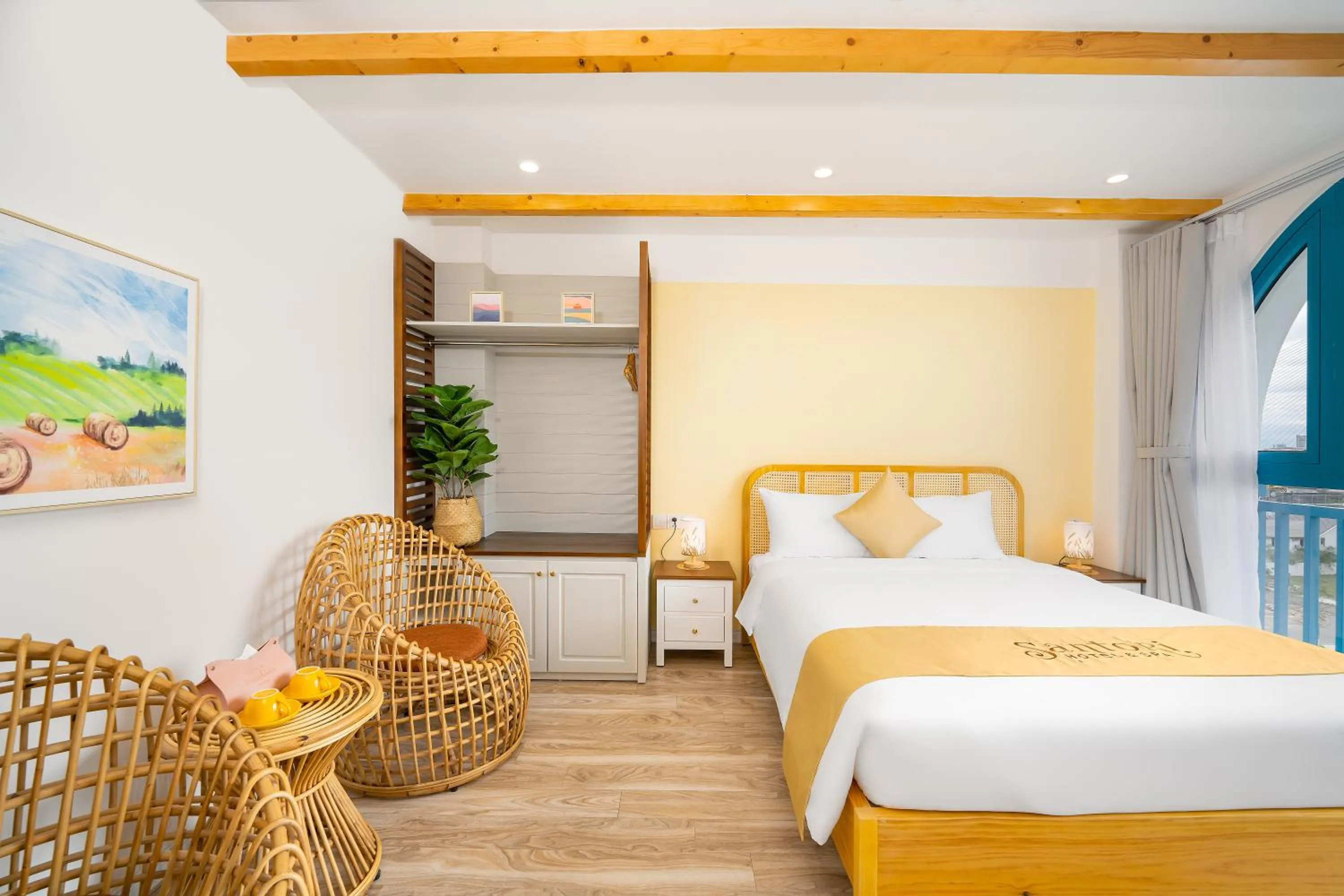 Photo of the whole room, Bed in Santori Hotel And Spa