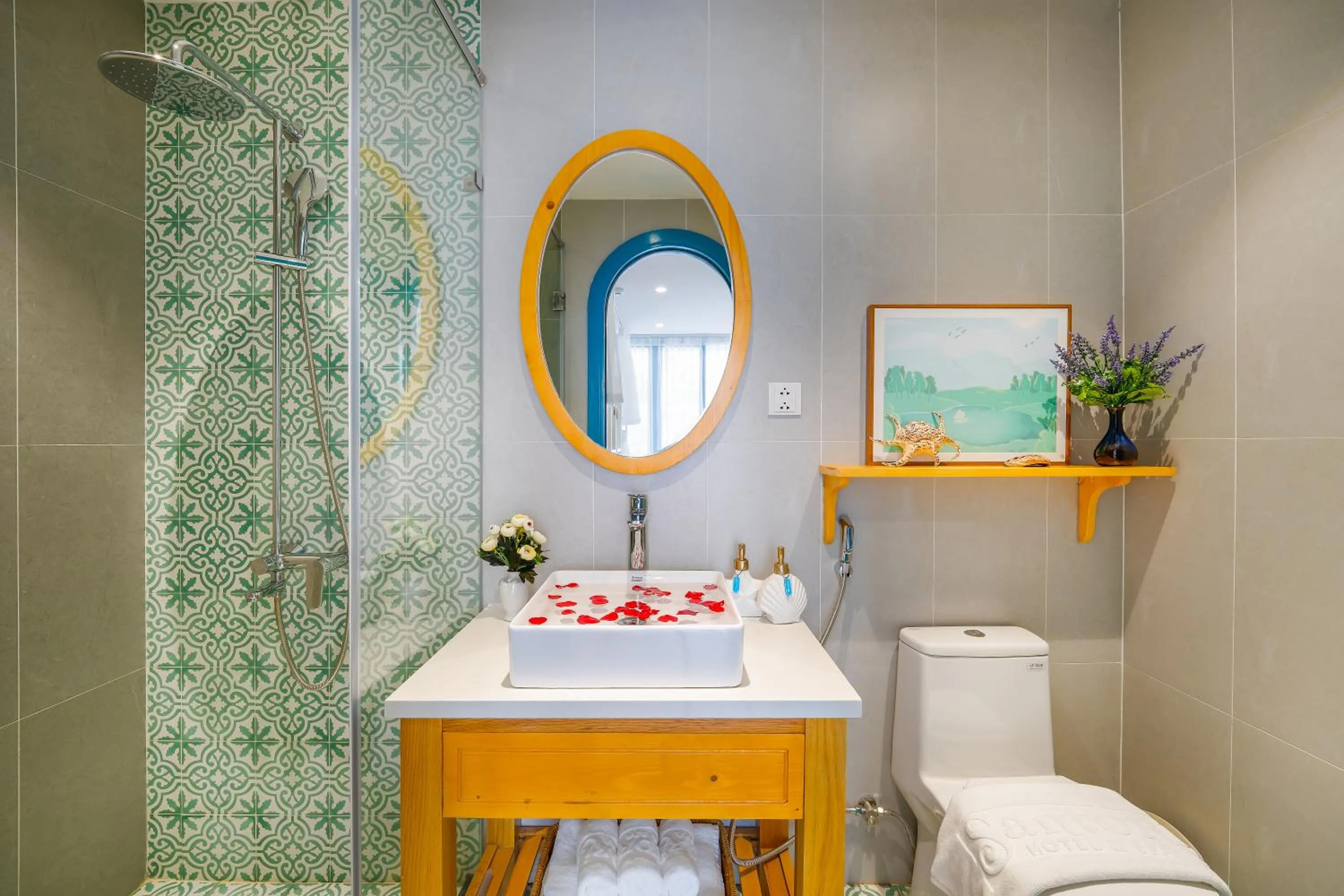 Bathroom in Santori Hotel And Spa