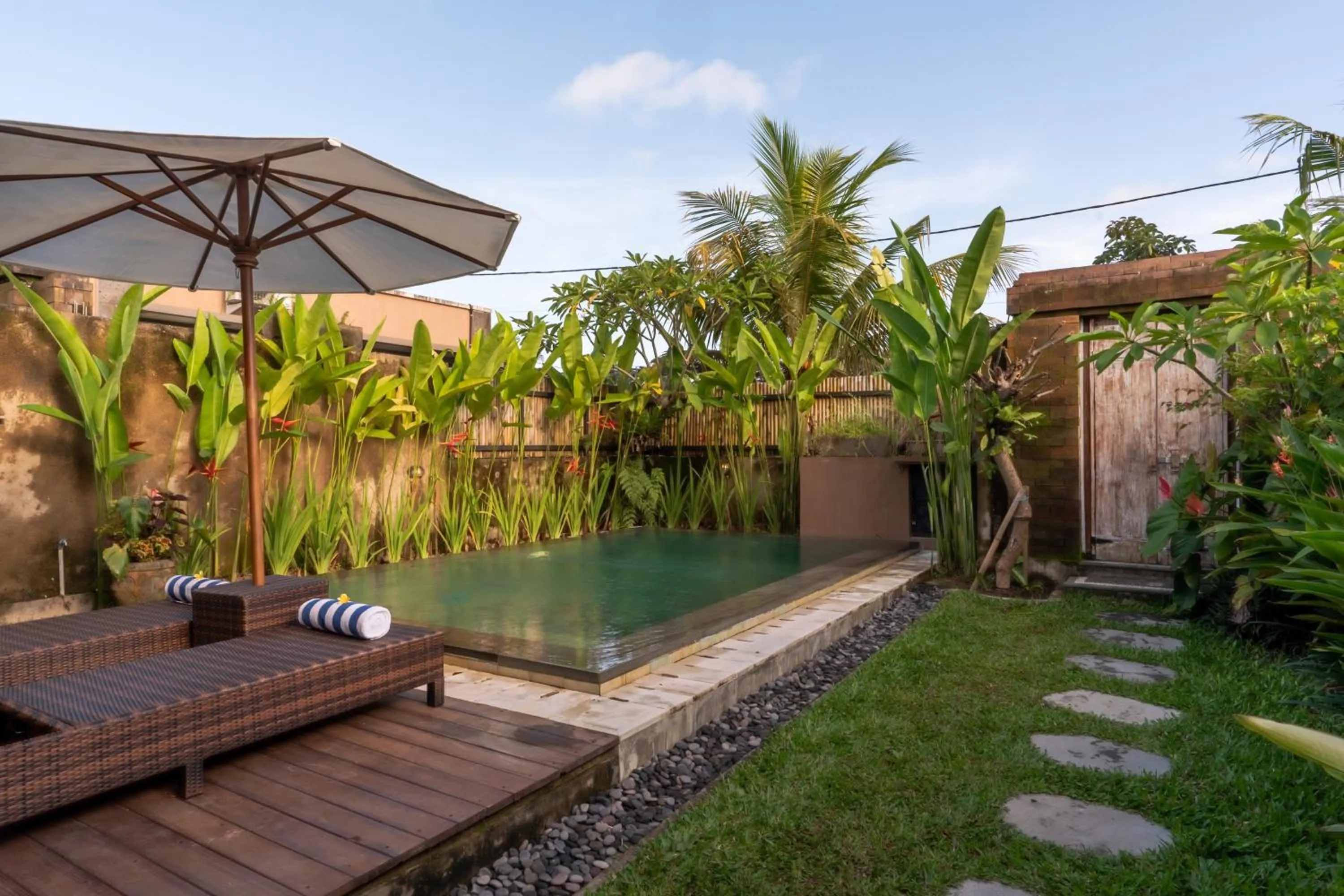 Patio in Sridewi Villas Ubud