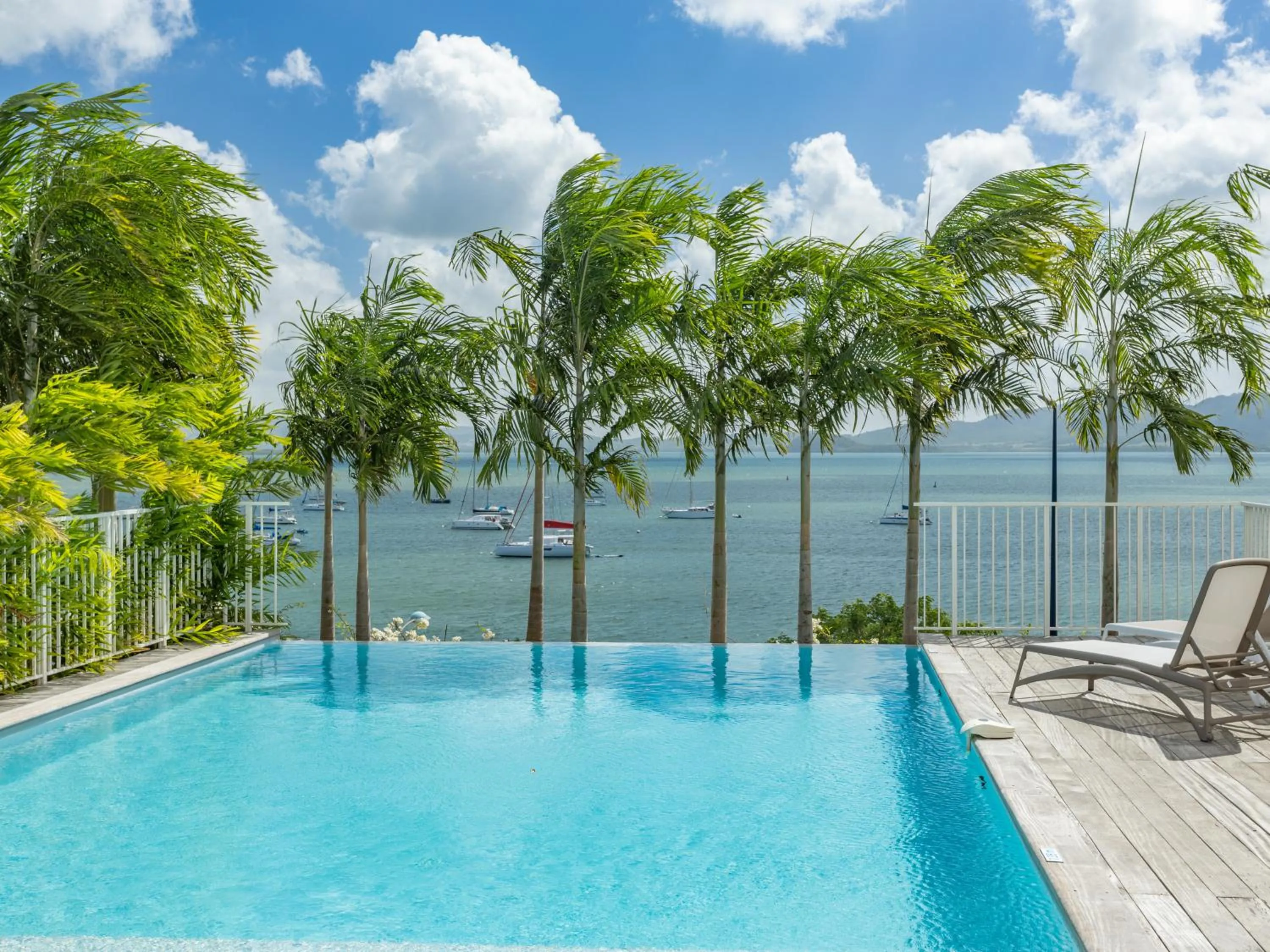Pool view in B&B HOTEL Fort-de-France