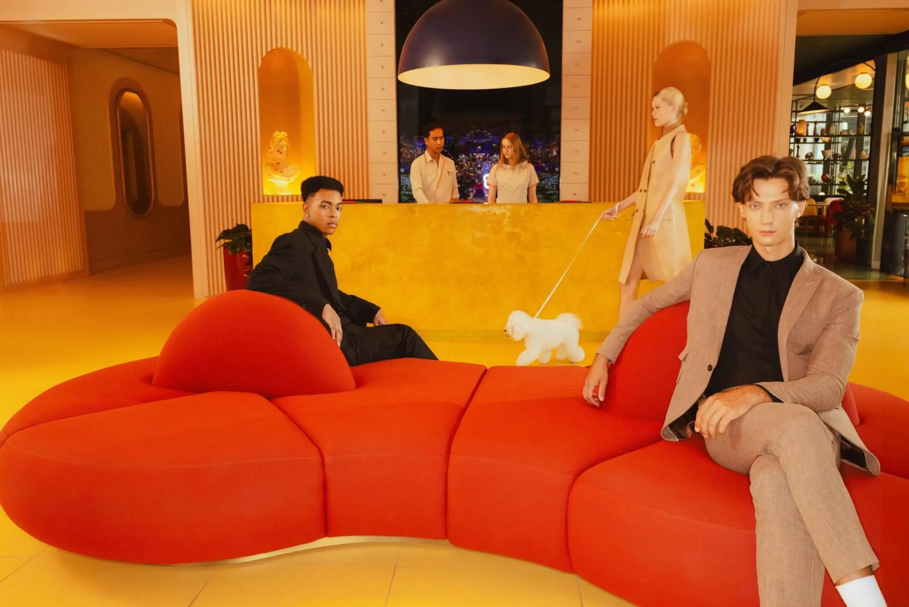 Lobby or reception in The Standard, Bangkok Mahanakhon Lobby or reception in The Standard, Bangkok Mahanakhon