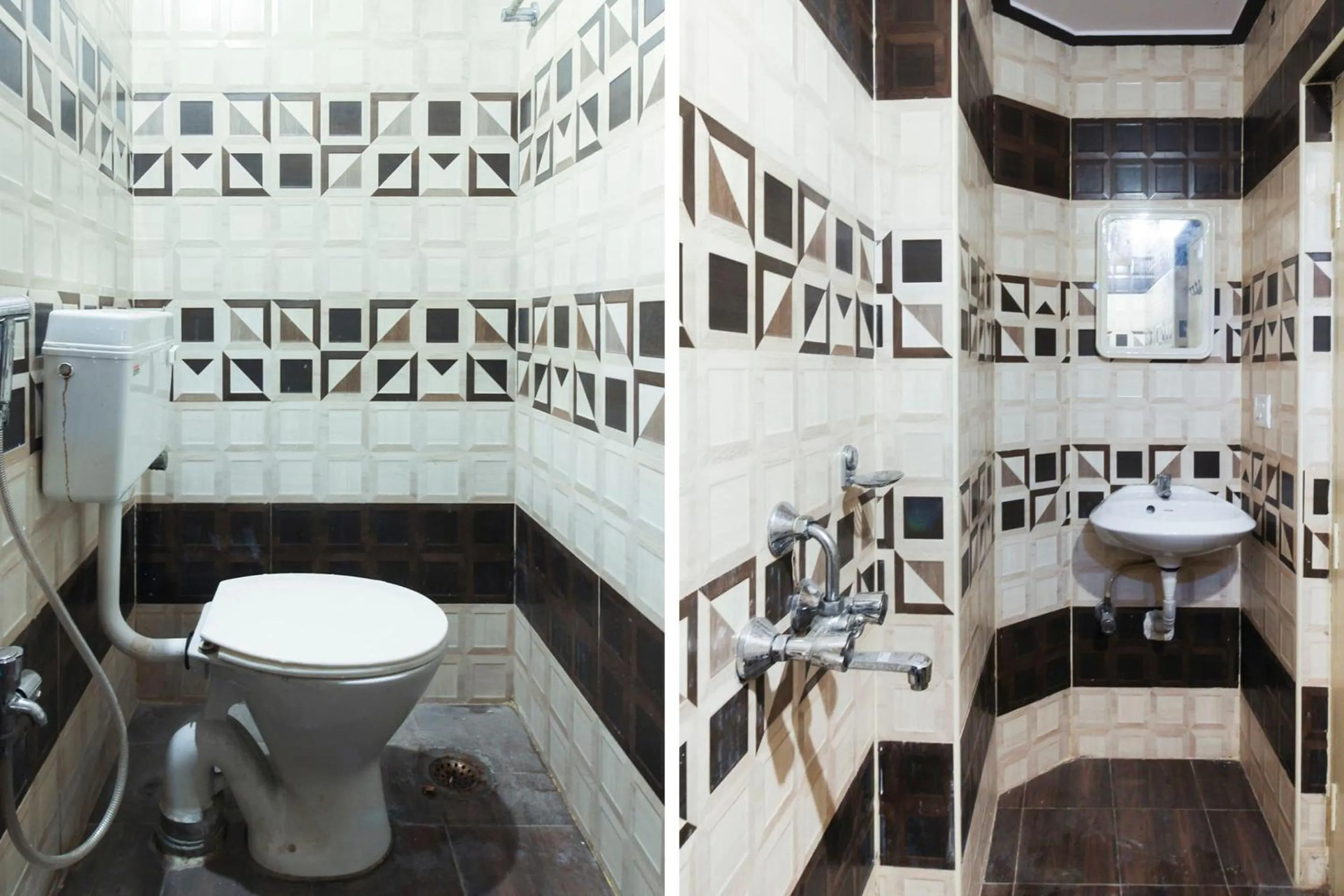 Bathroom in Hotel O by OYO V Square