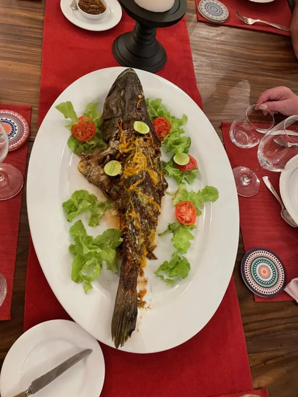 Food in The Divine Villa