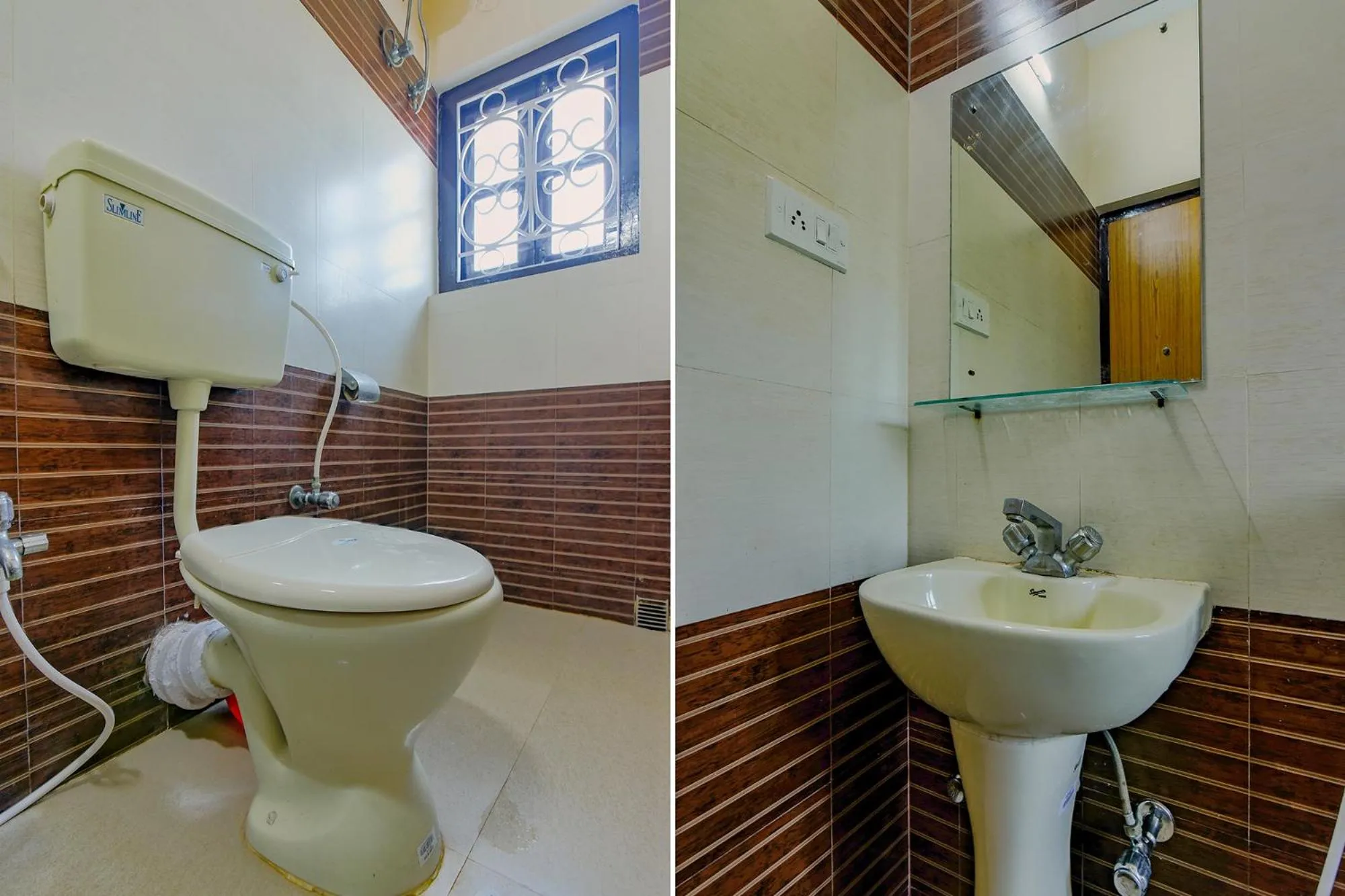Bathroom in FabHotel New kolkata Residency Inn - Nr Axis Mall