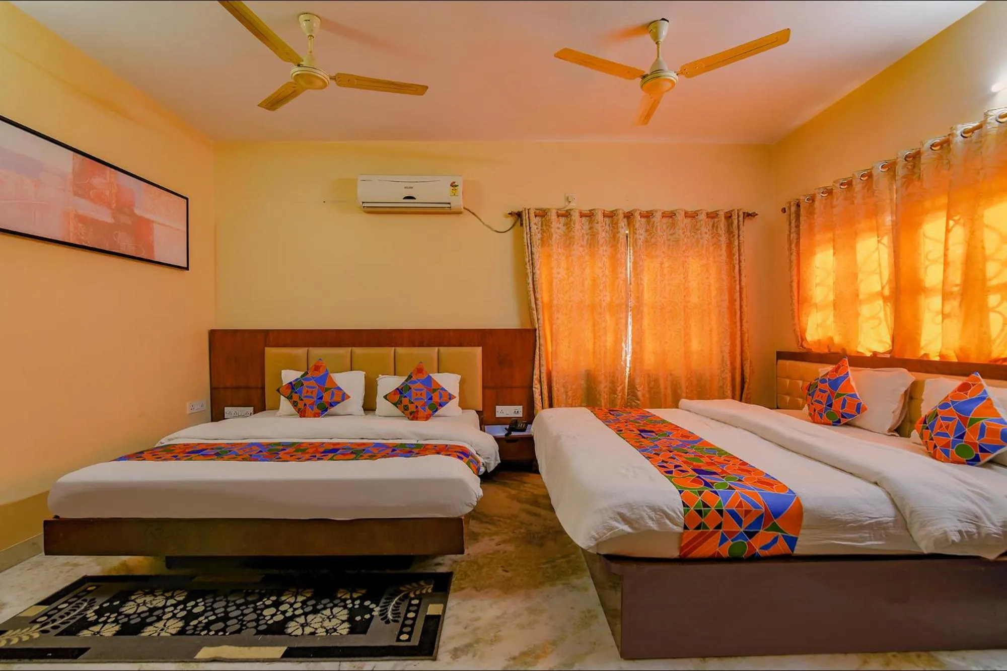 Bed in FabHotel New kolkata Residency Inn - Nr Axis Mall