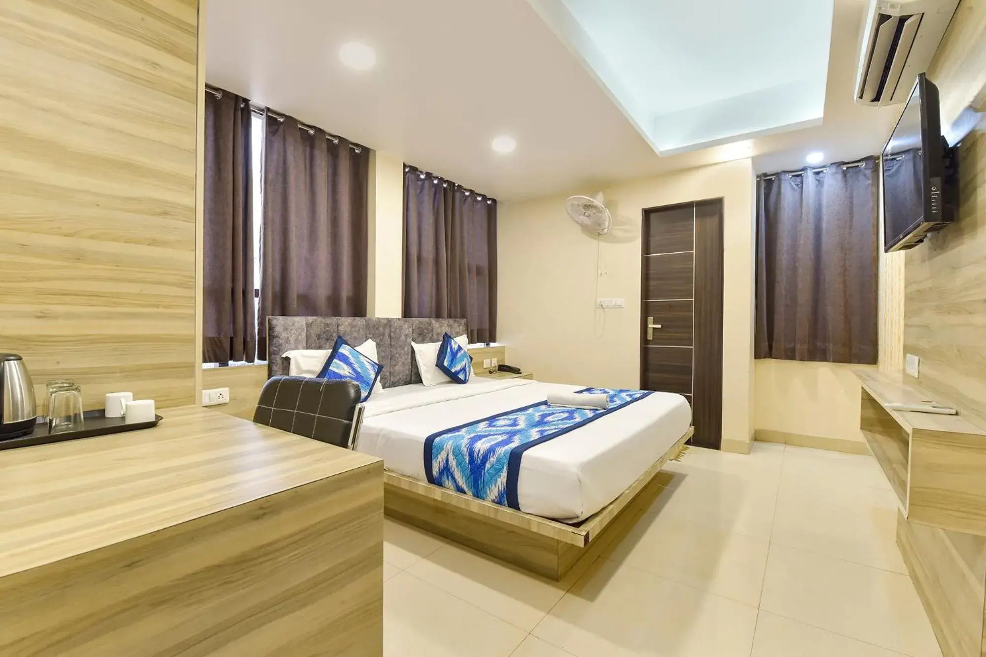 Bed in FabHotel Pink City - World Trade Park Bed in FabHotel Pink City - World Trade Park