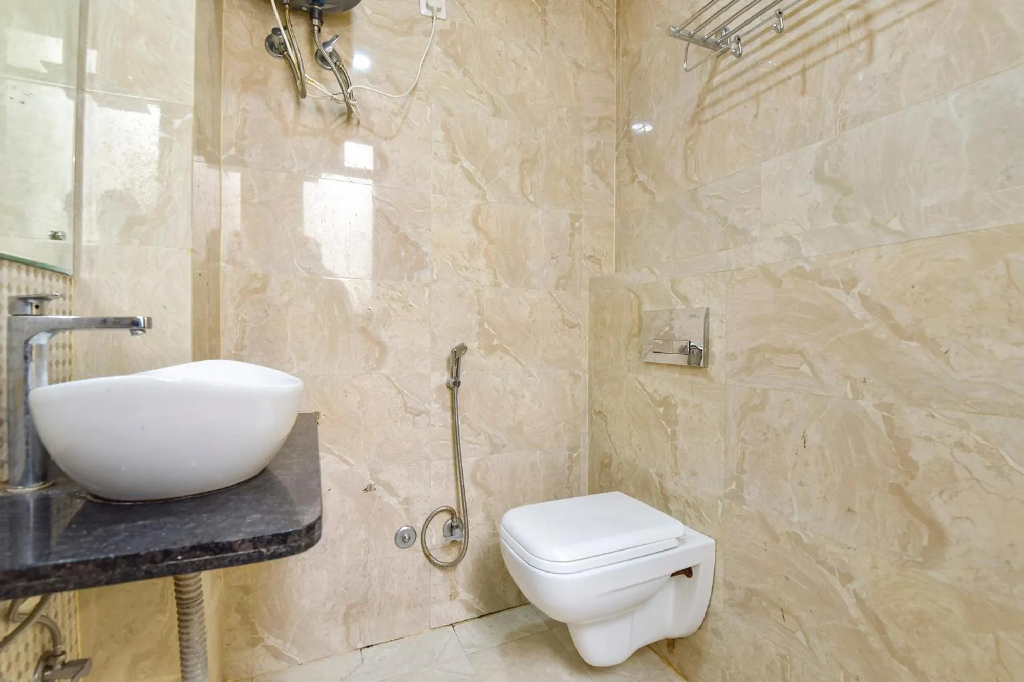 Bathroom in FabHotel Pink City - World Trade Park