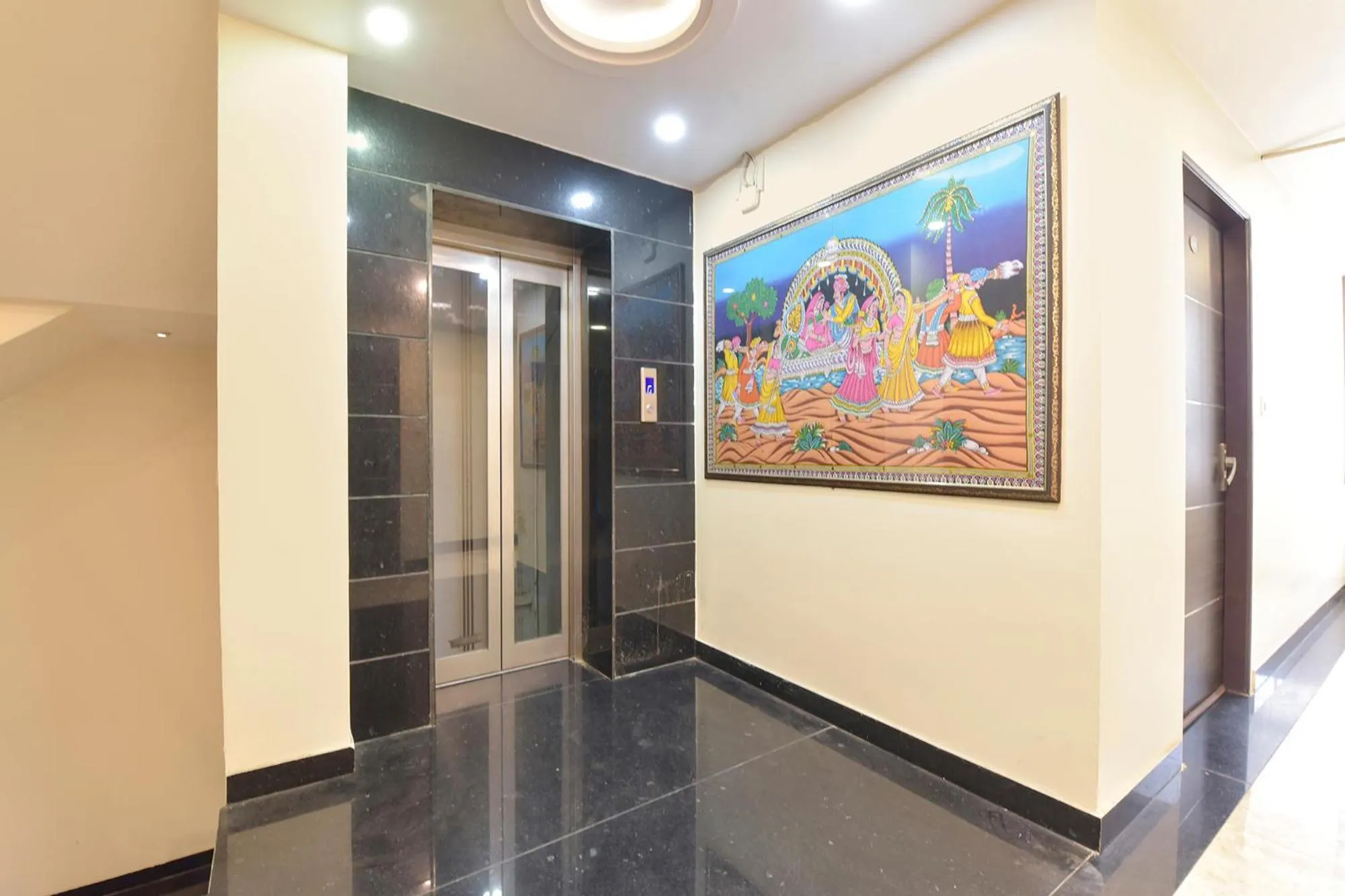 elevator in FabHotel Pink City - World Trade Park