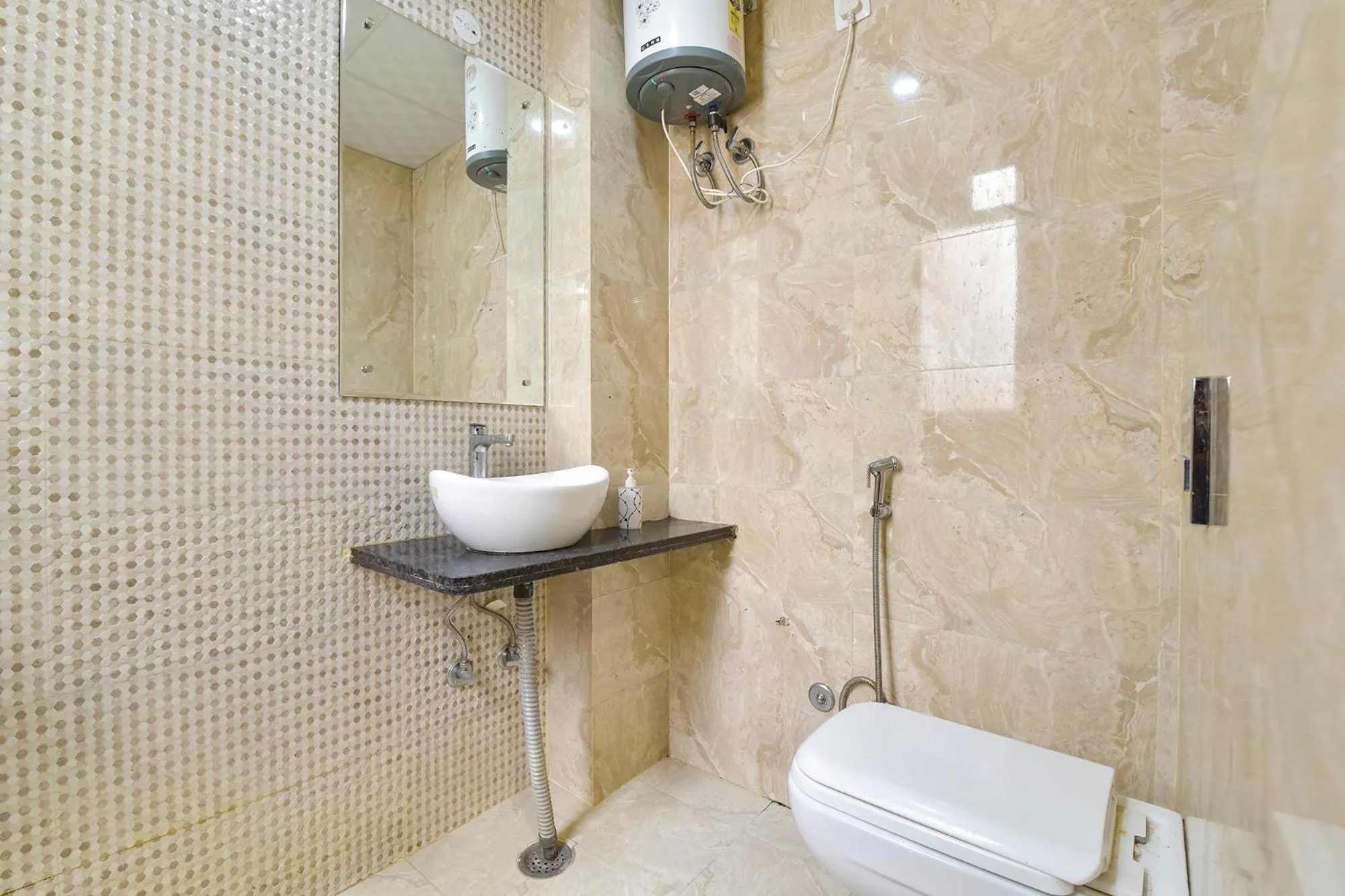 Bathroom in FabHotel Pink City - World Trade Park