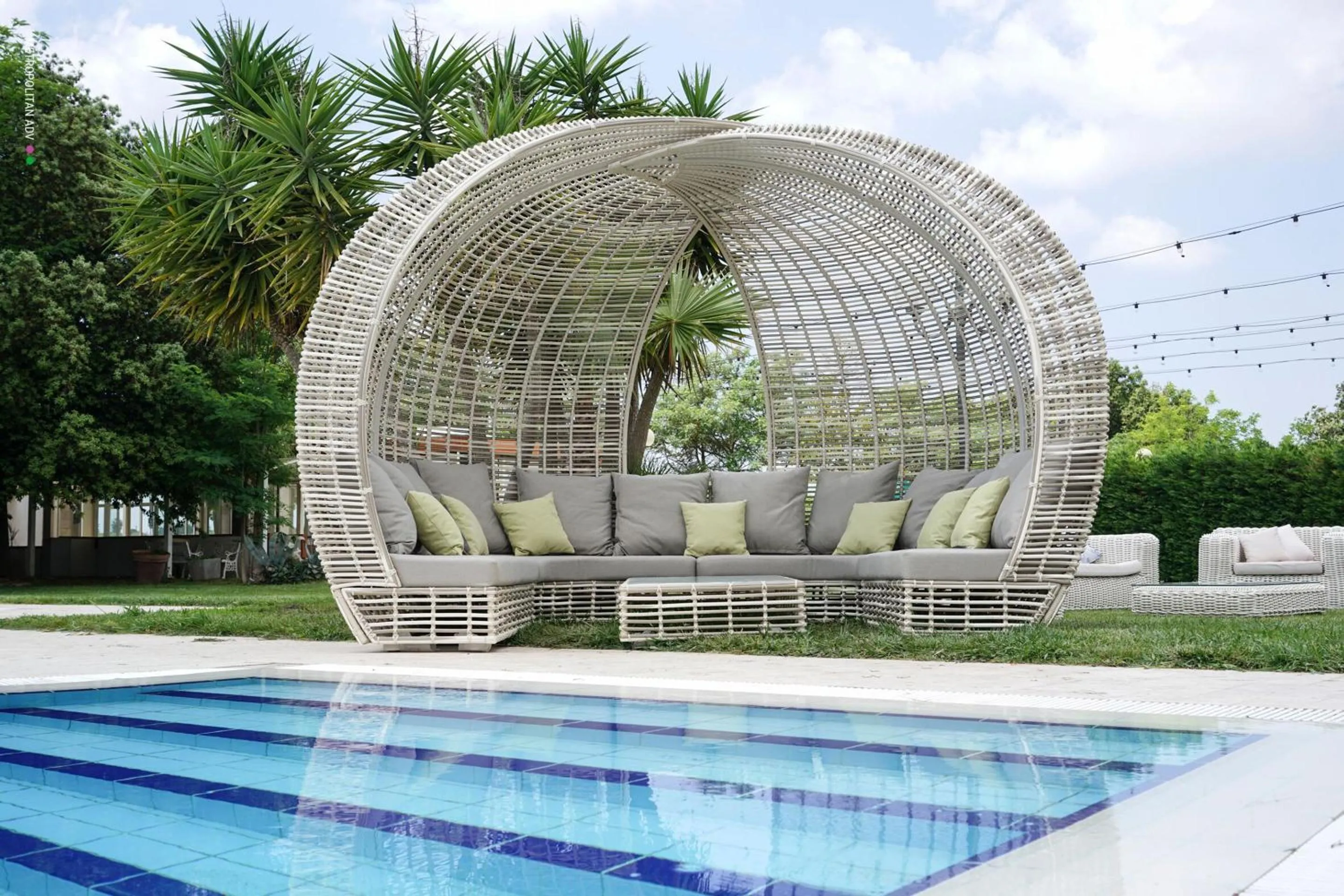 Swimming pool in Hotel Hermitage