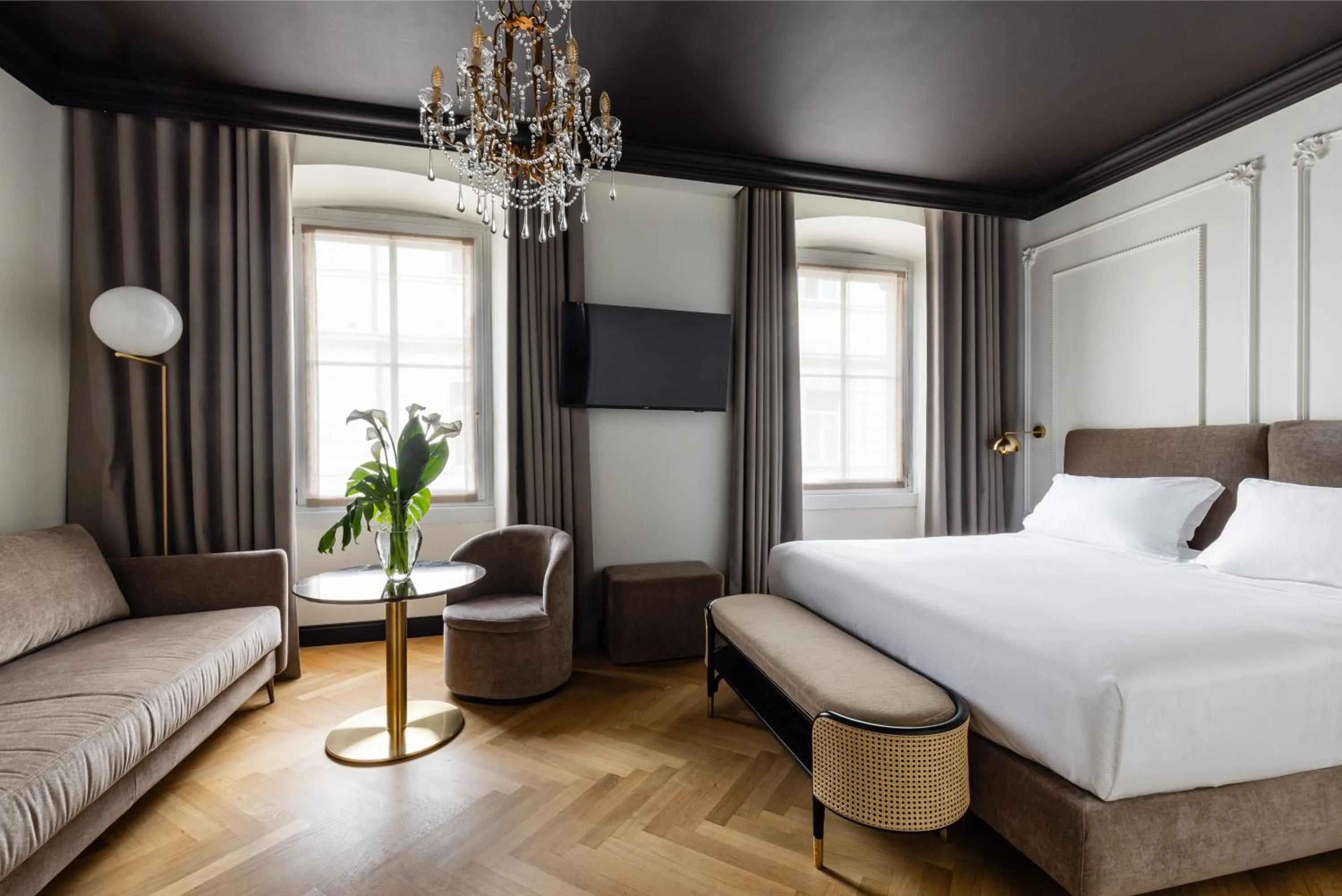 Bed in Hotel Continentale