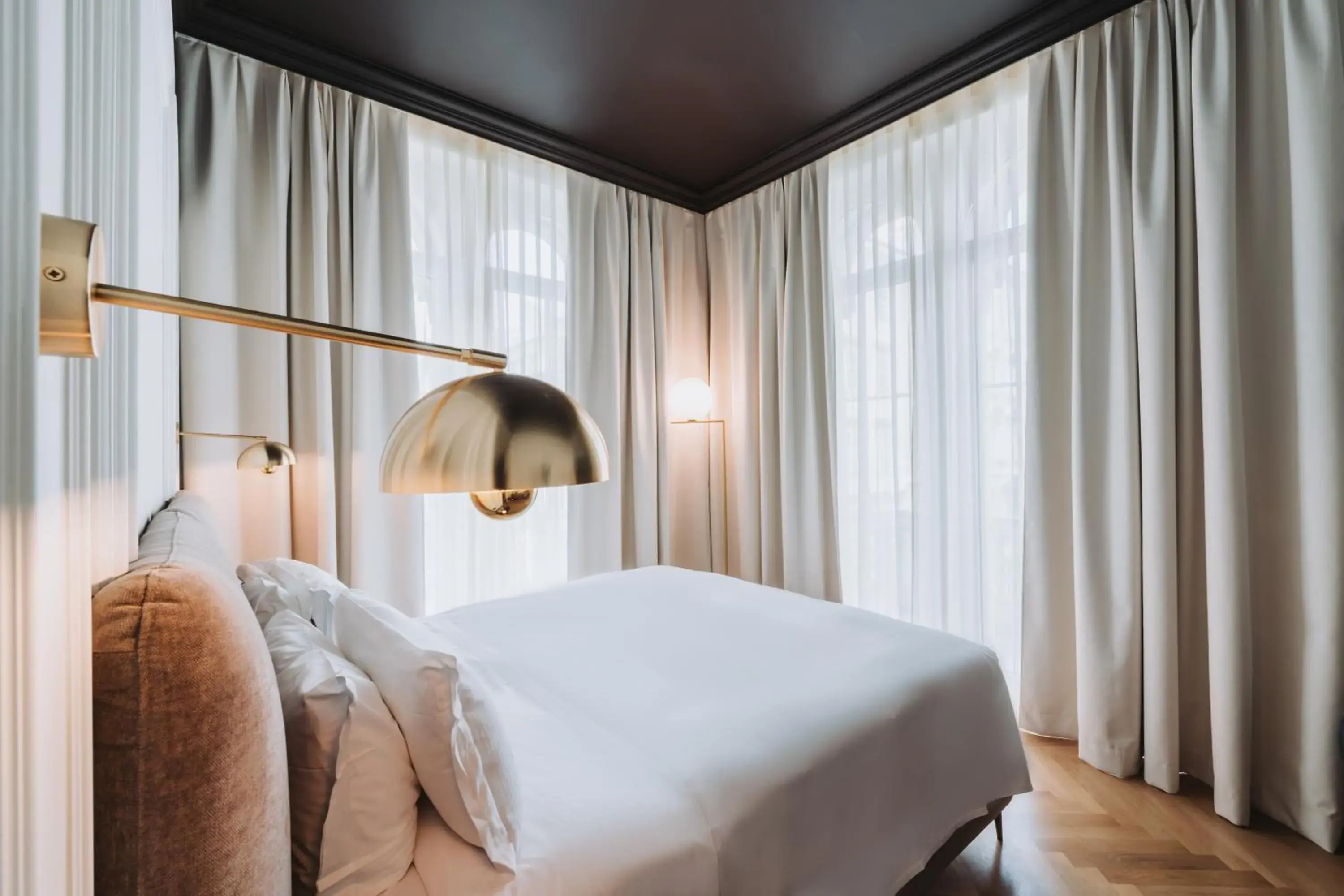 Bed in Hotel Continentale Bed in Hotel Continentale