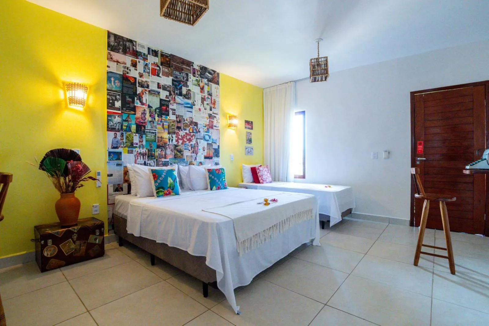 Bed in Pousada Solarium de Gostoso