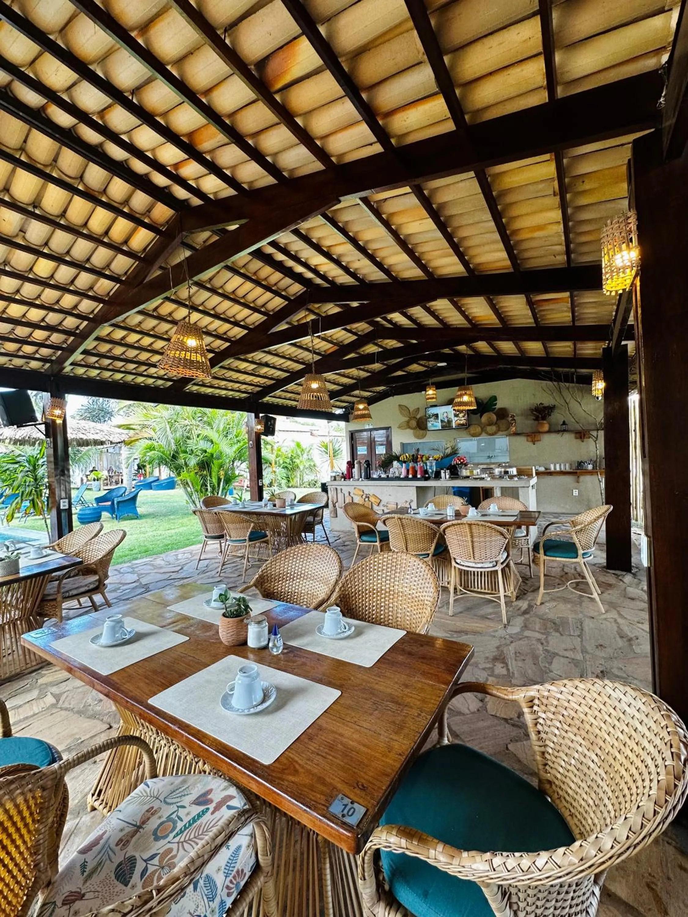 Restaurant/places to eat in Pousada Solarium de Gostoso