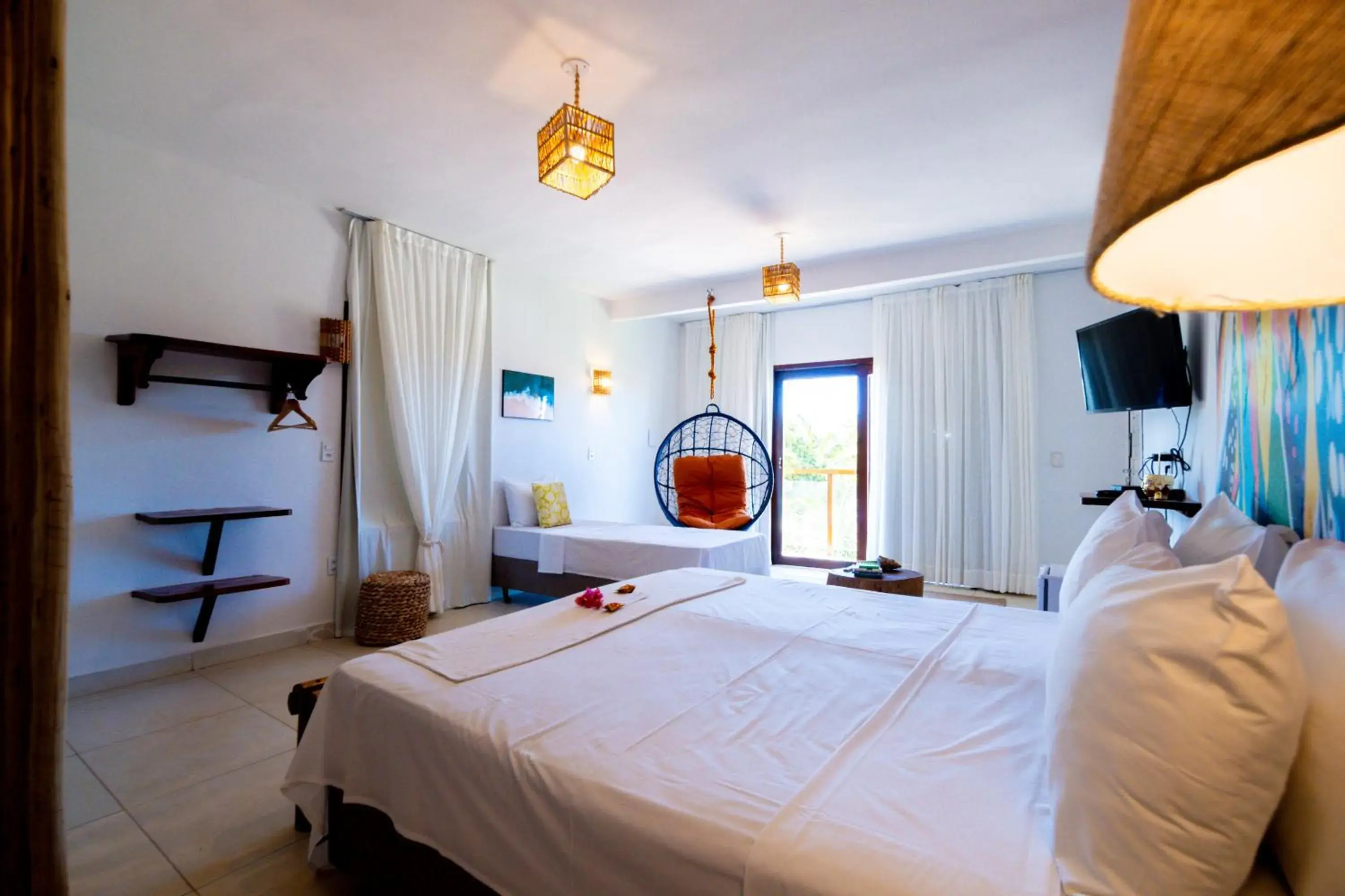 Family Room with Balcony in Pousada Solarium de Gostoso Family Room with Balcony in Pousada Solarium de Gostoso