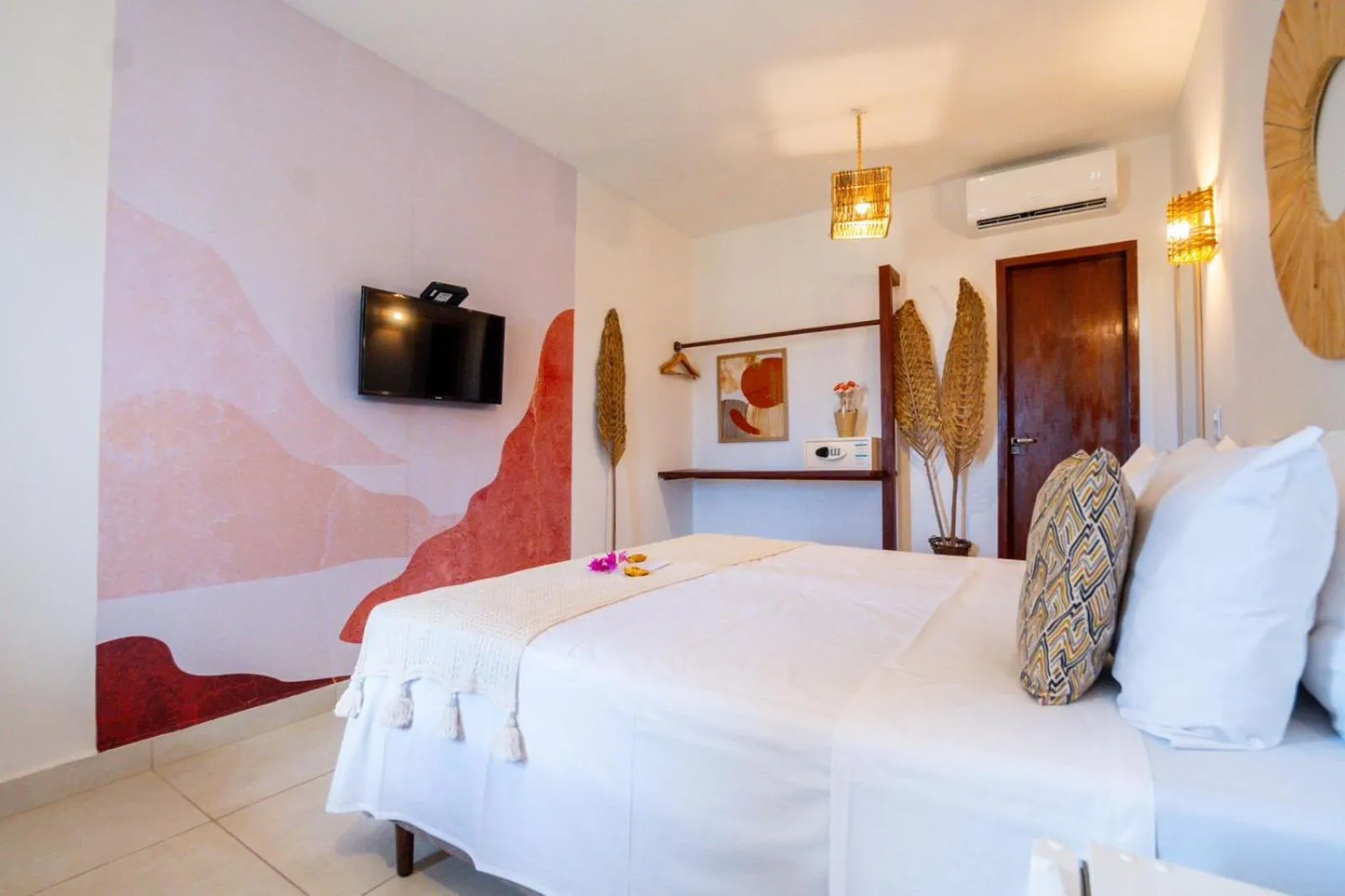 Bed in Pousada Solarium de Gostoso