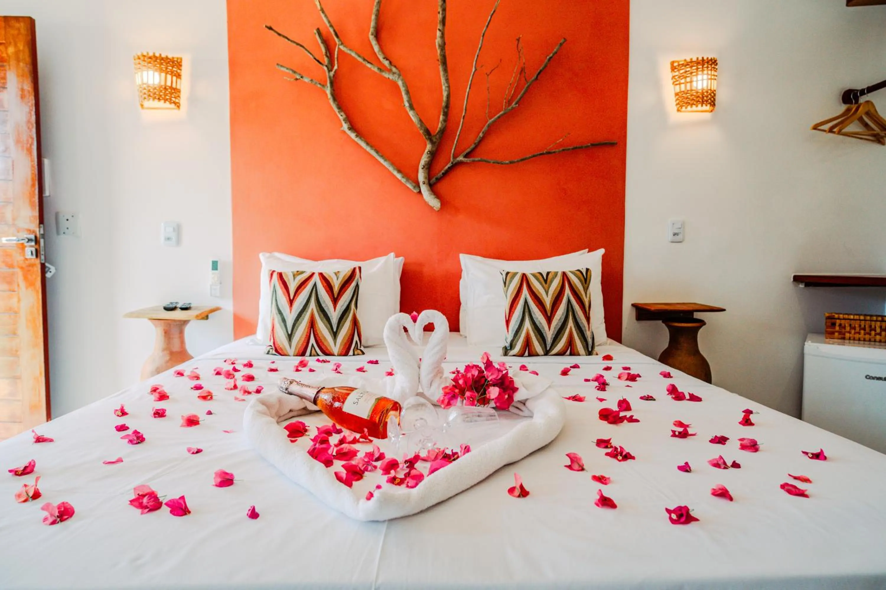 Bed in Pousada Solarium de Gostoso