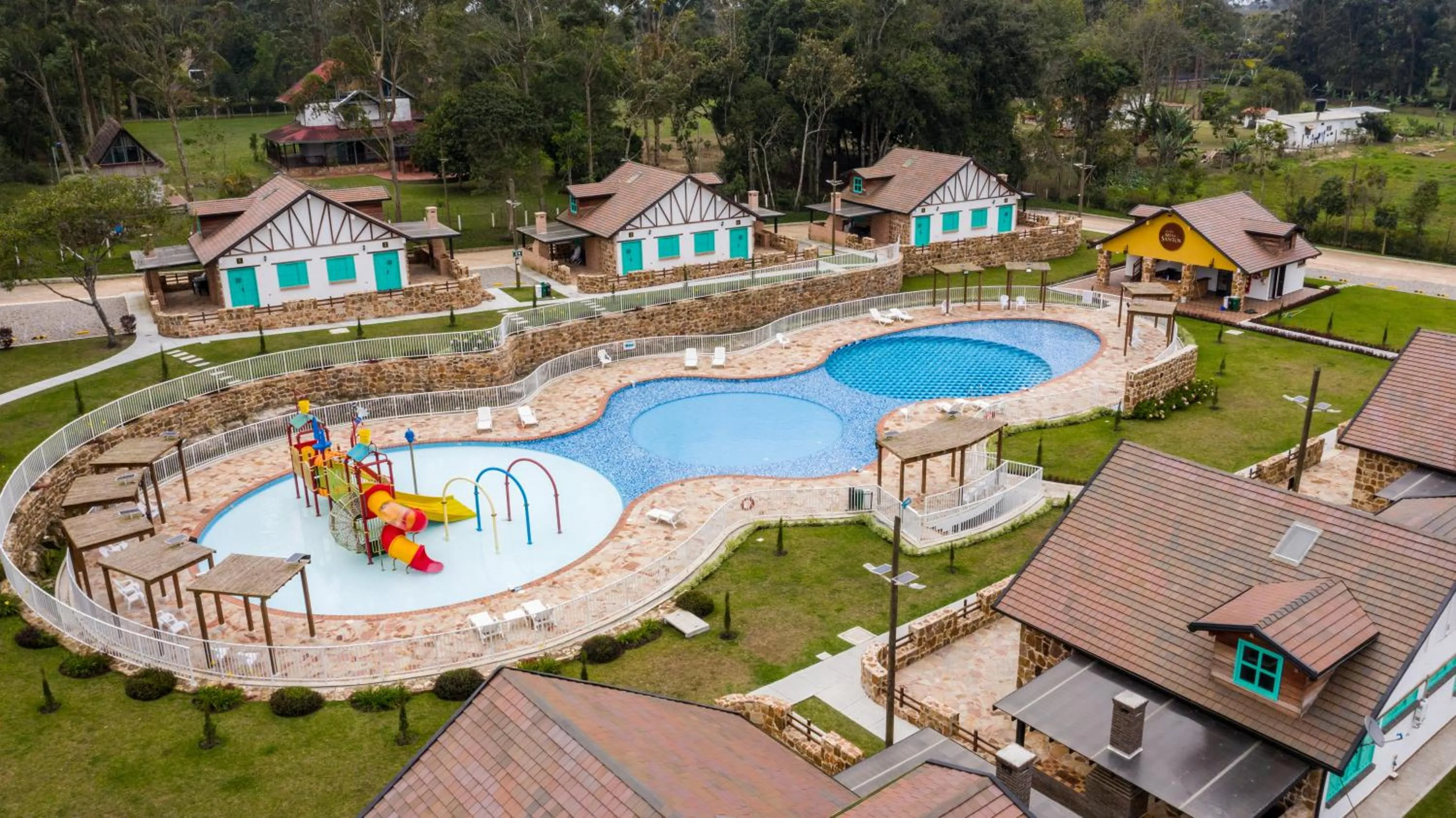 Bird's eye view in Hotel Mesa De Los Santos