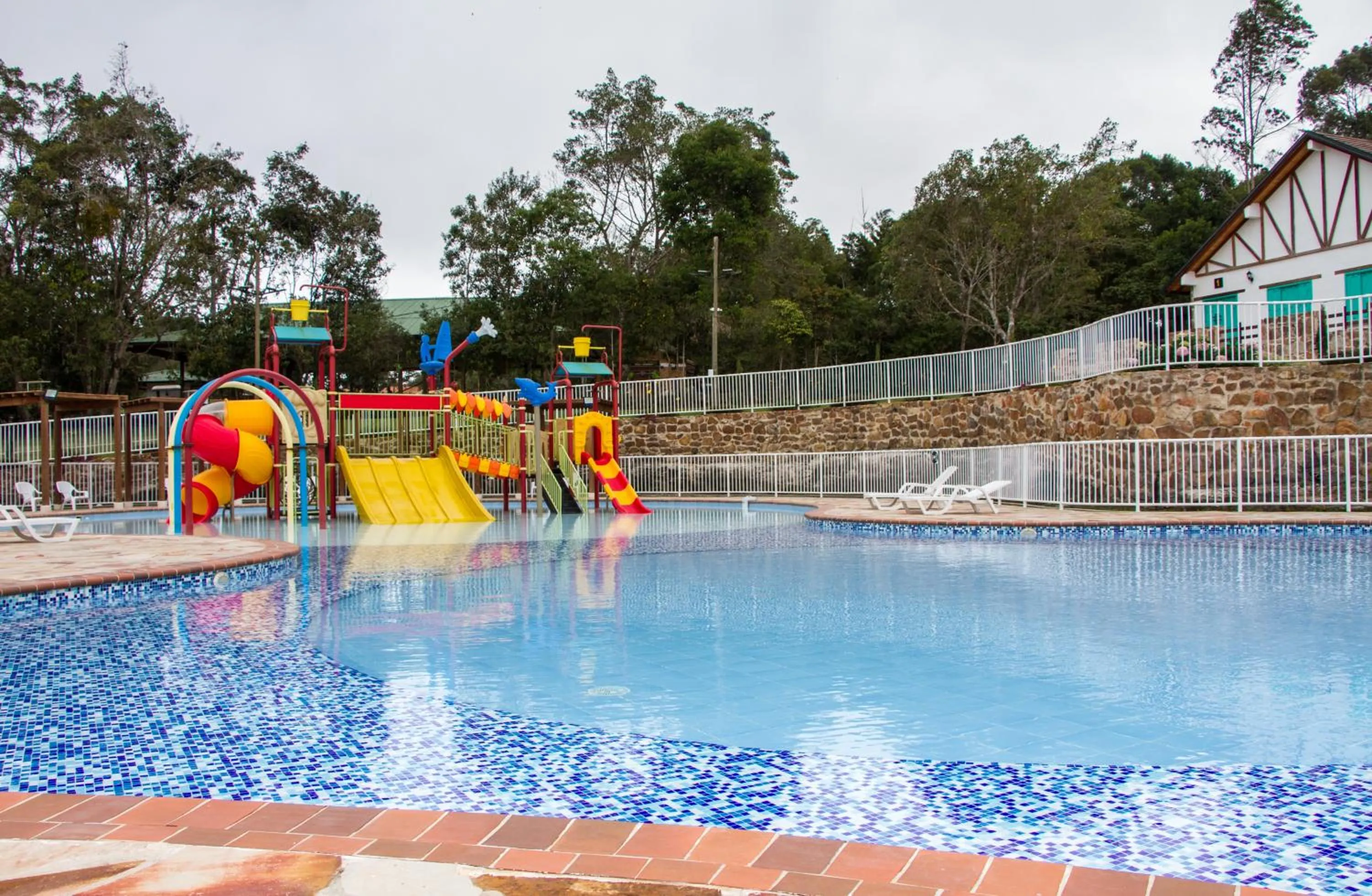 Aqua park in Hotel Mesa De Los Santos