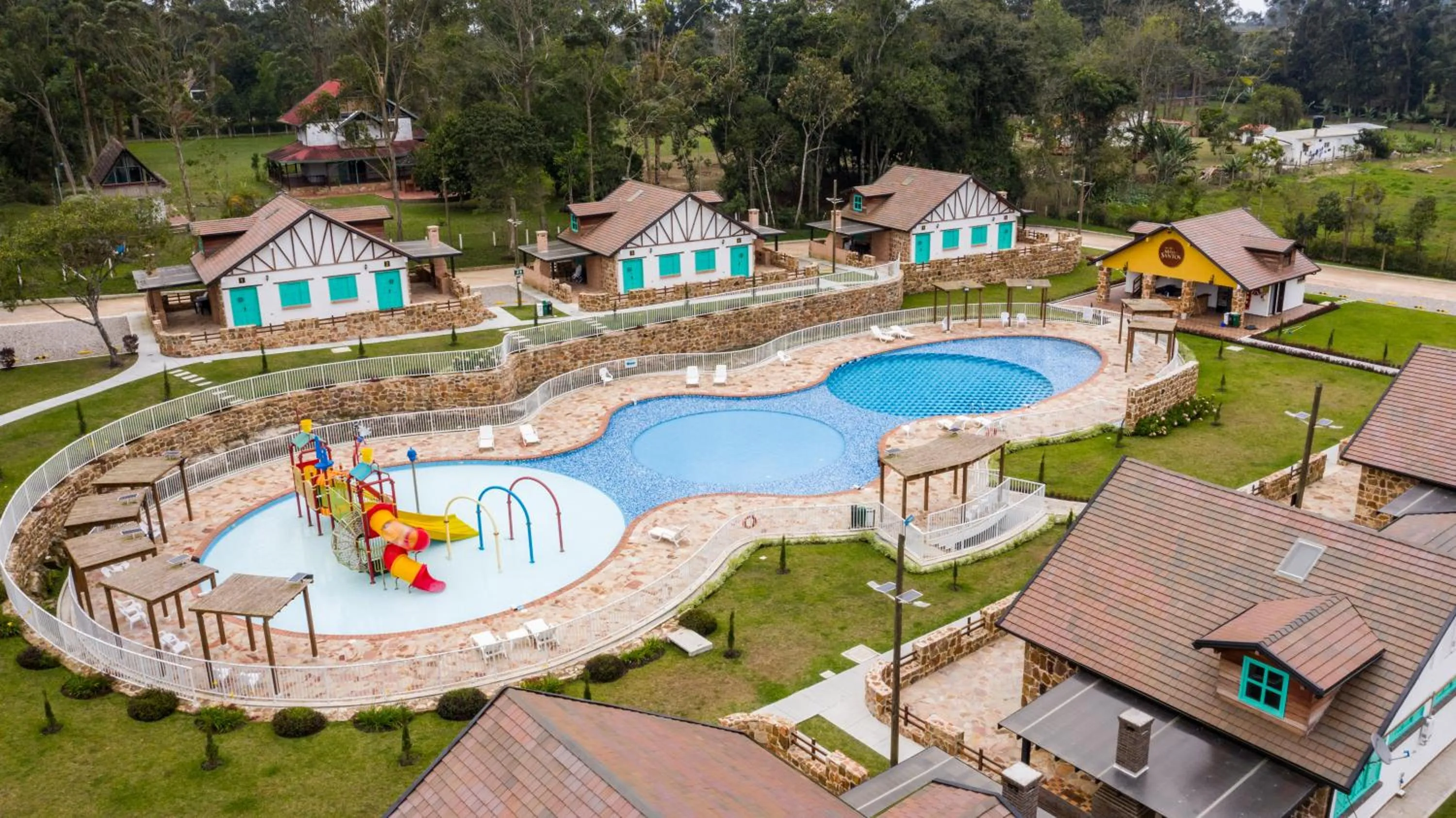 Bird's eye view in Hotel Mesa De Los Santos