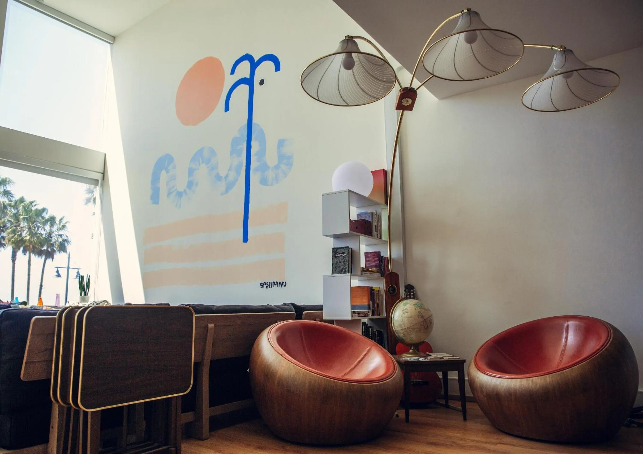 Living room in STAY OPEN Venice Beach