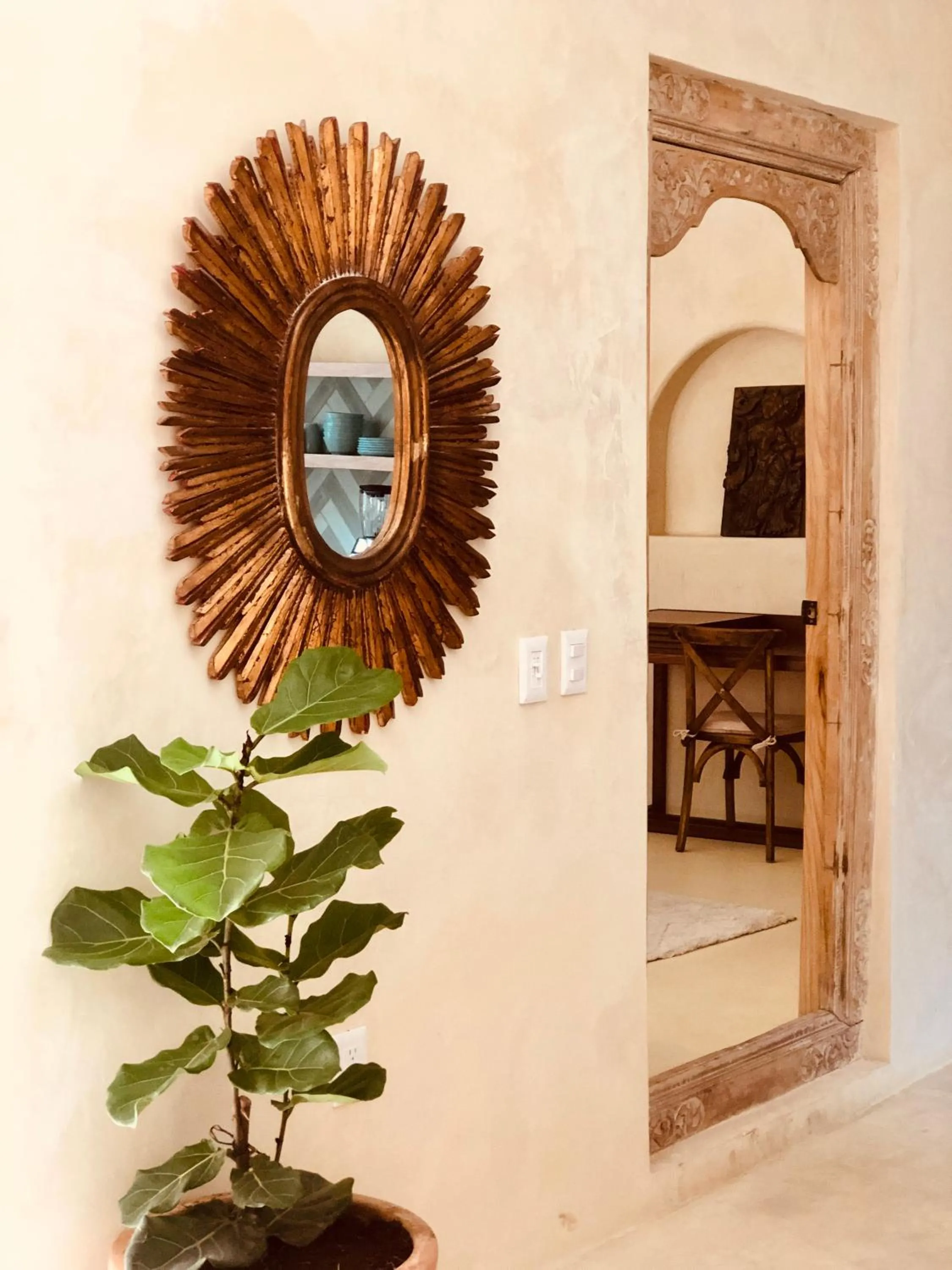 Decorative detail in Casa Bella Verde- stunning apartment in the center of town