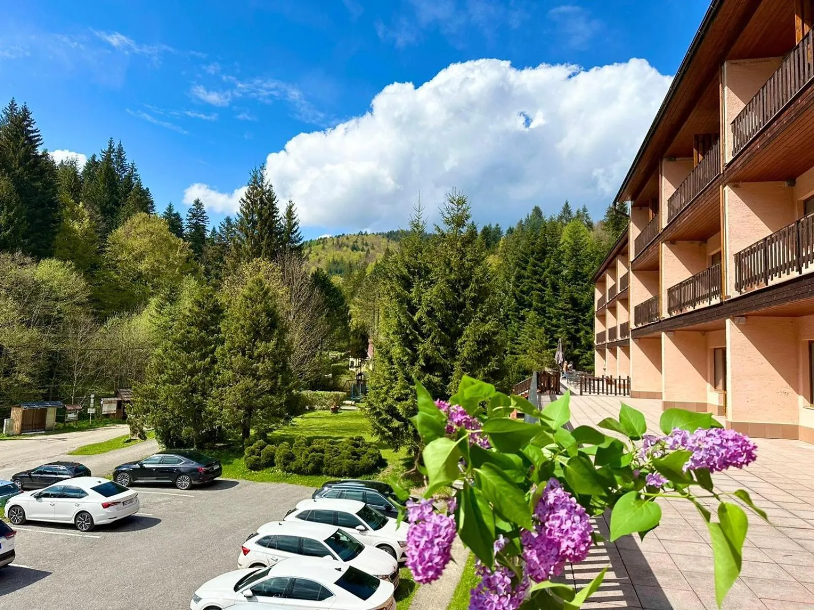 Property building in Horský Hotel Podjavorník