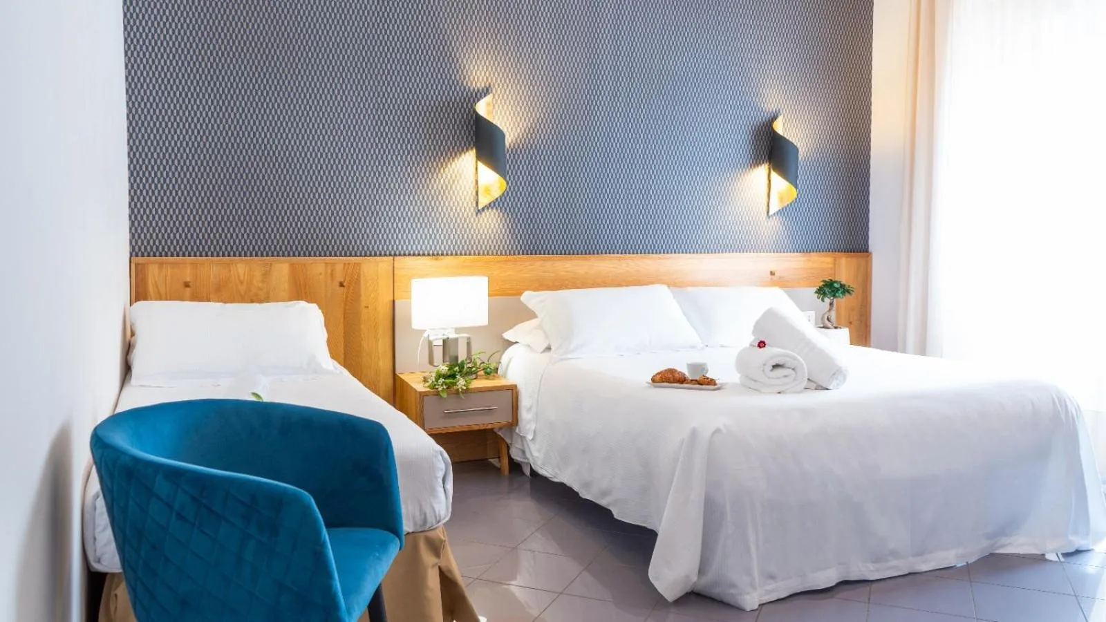 Bedroom, Bed in Hotel Diana